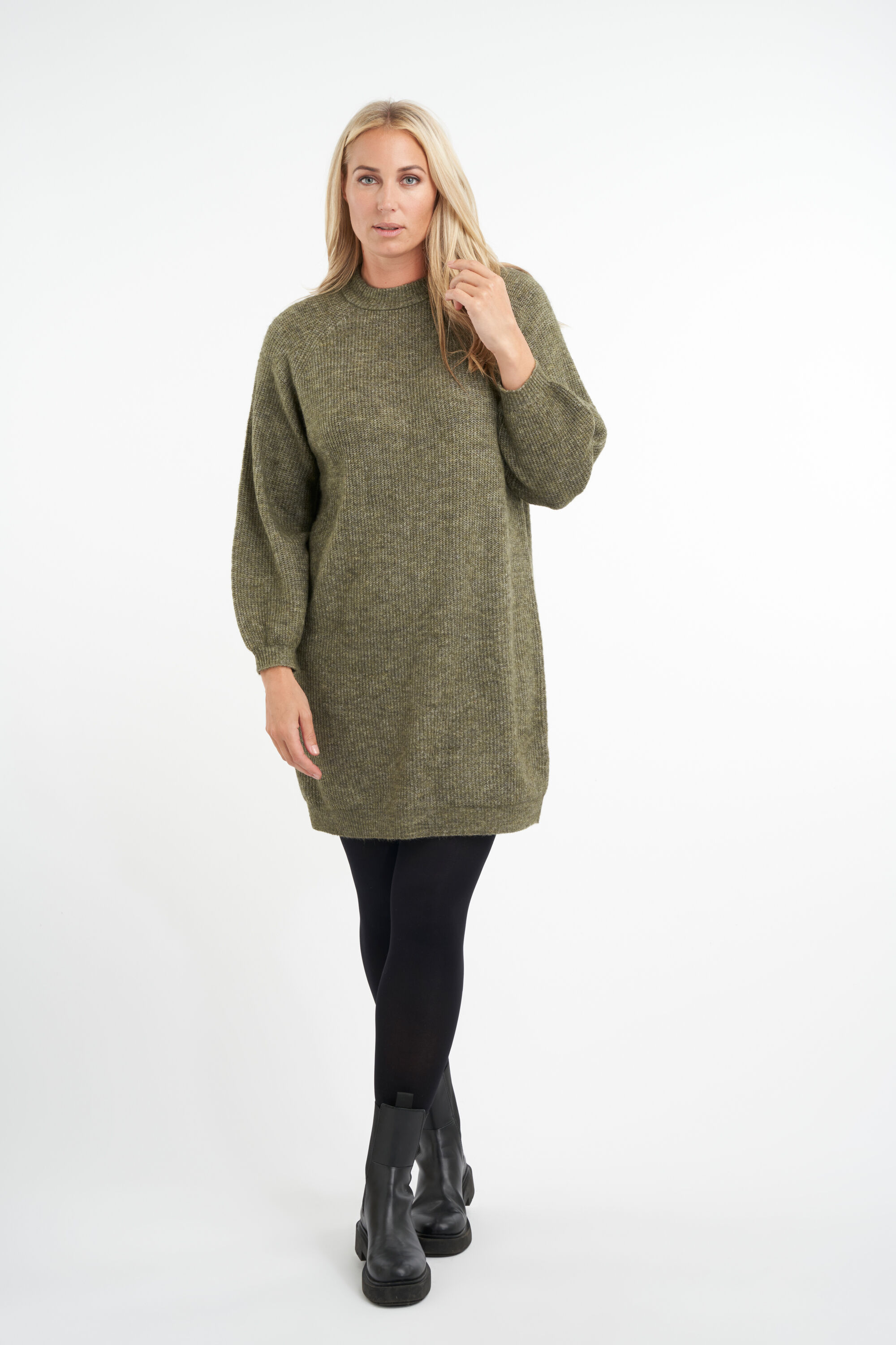 Langer Feinstrickpullover image number 6