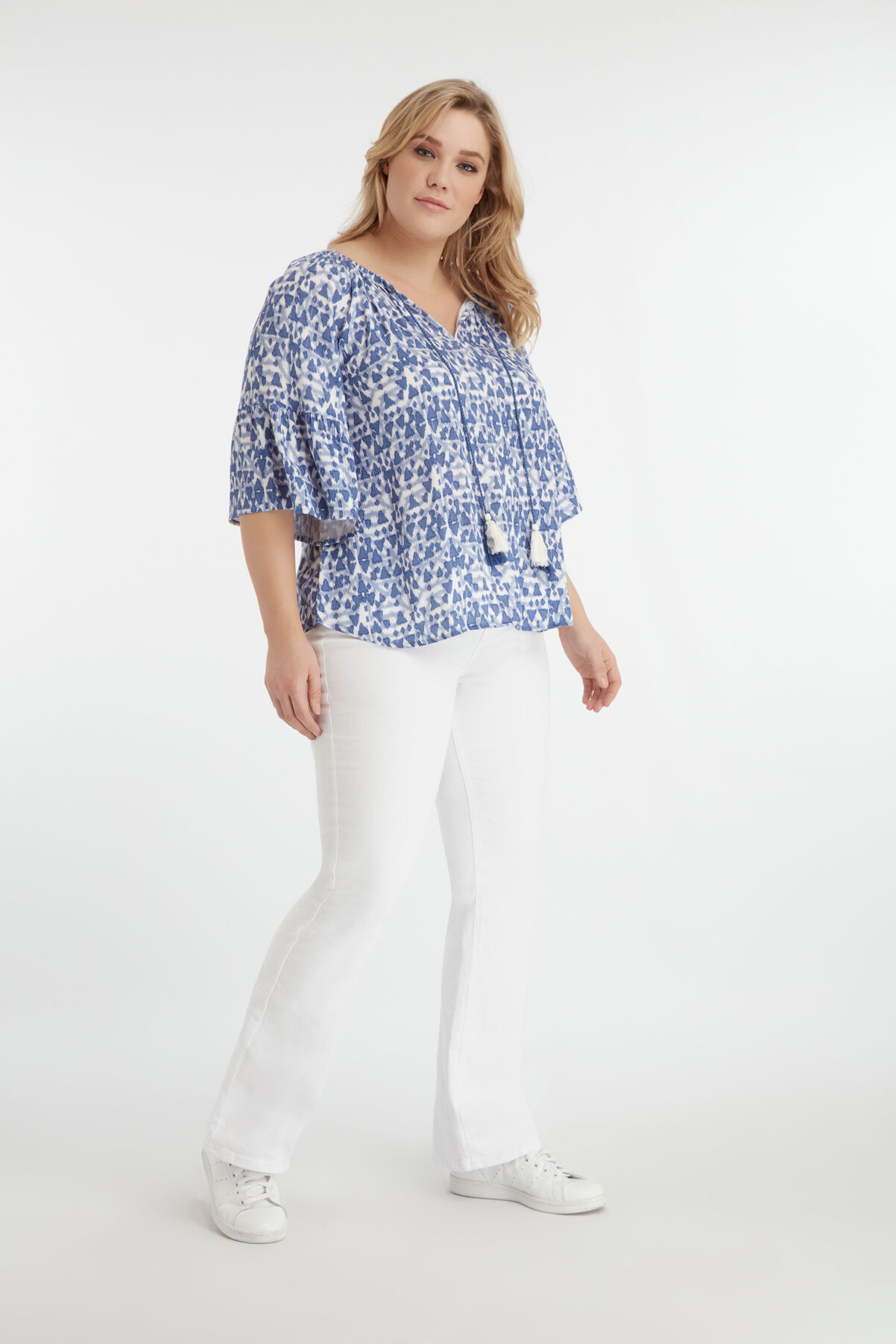 Bell-Sleeve Bluse image number 3