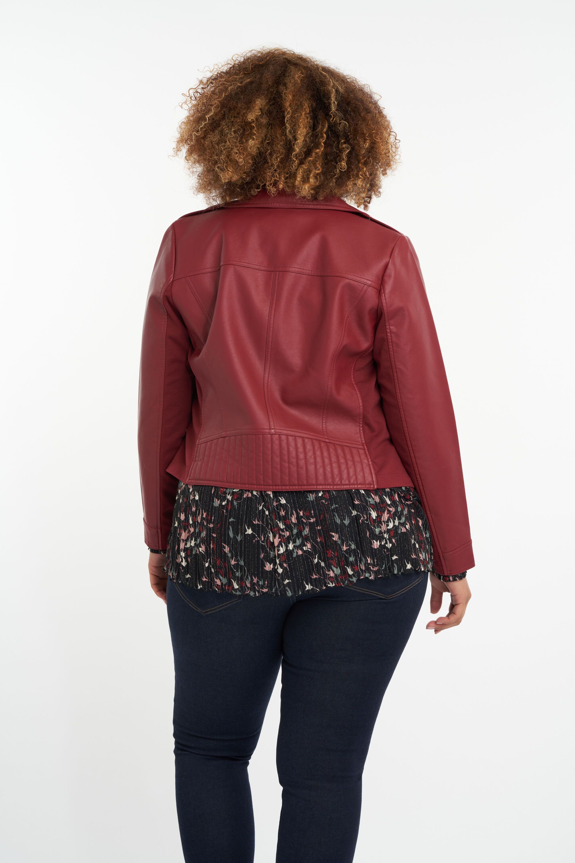 Biker-Jacke aus Kunstleder image number 3