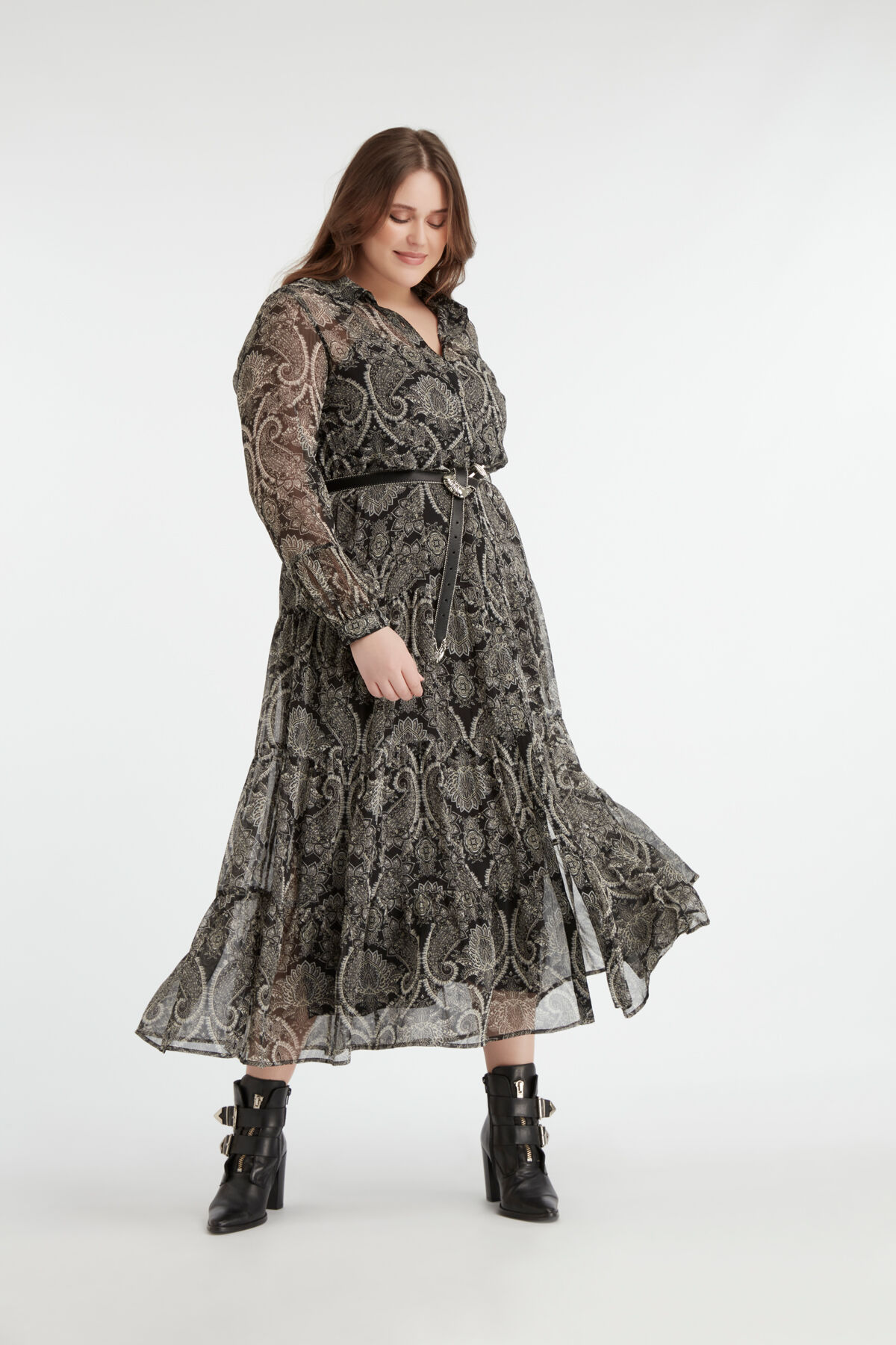 Shirt-Kleid mit Print image number 5