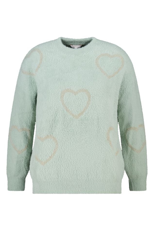Weicher Pullover mit Herzchen image number 1