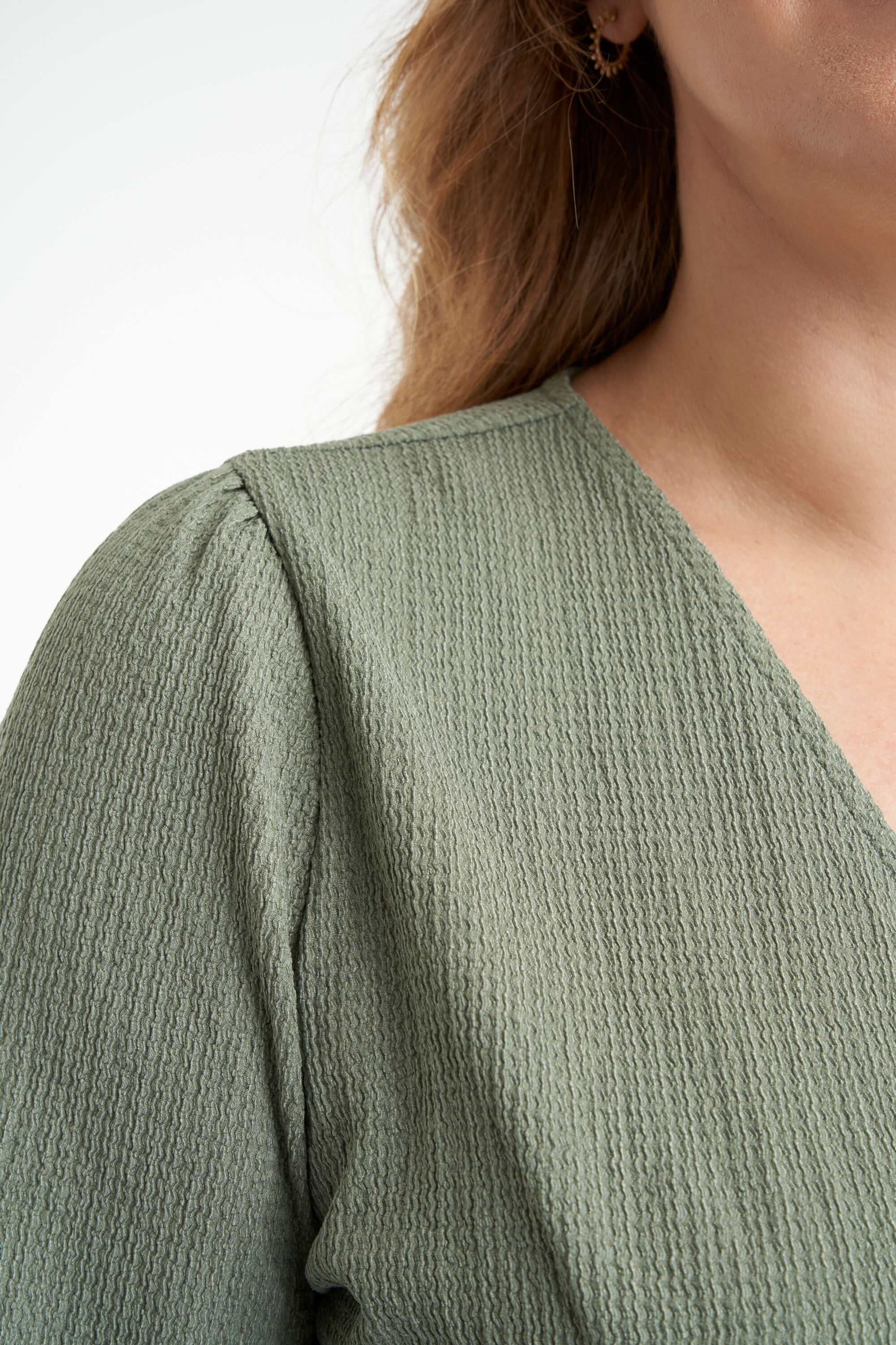 Wickeltop mit texturiertem Stoff image number 4