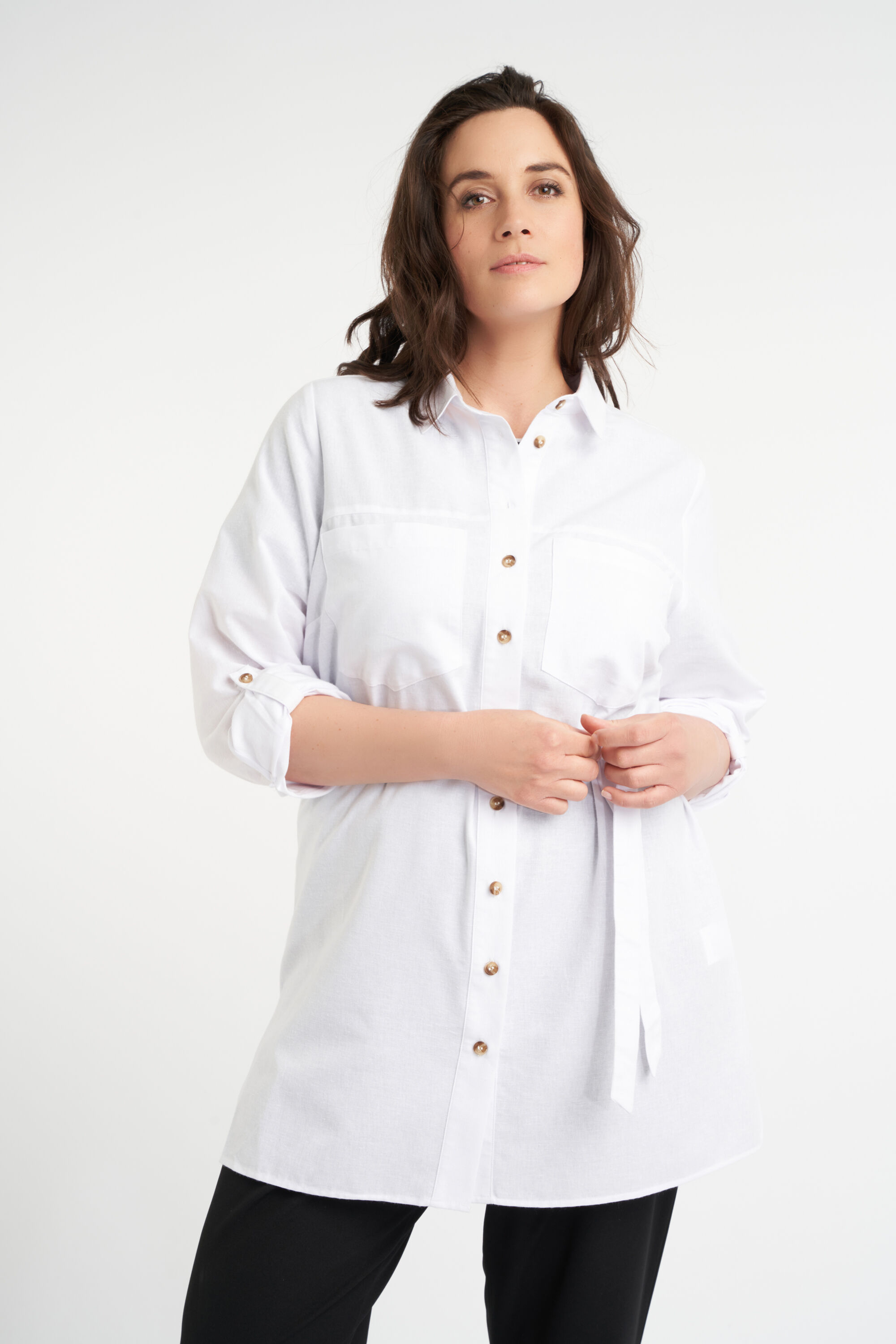 Jacke mit Bindeg&uuml;rtel  image number 4