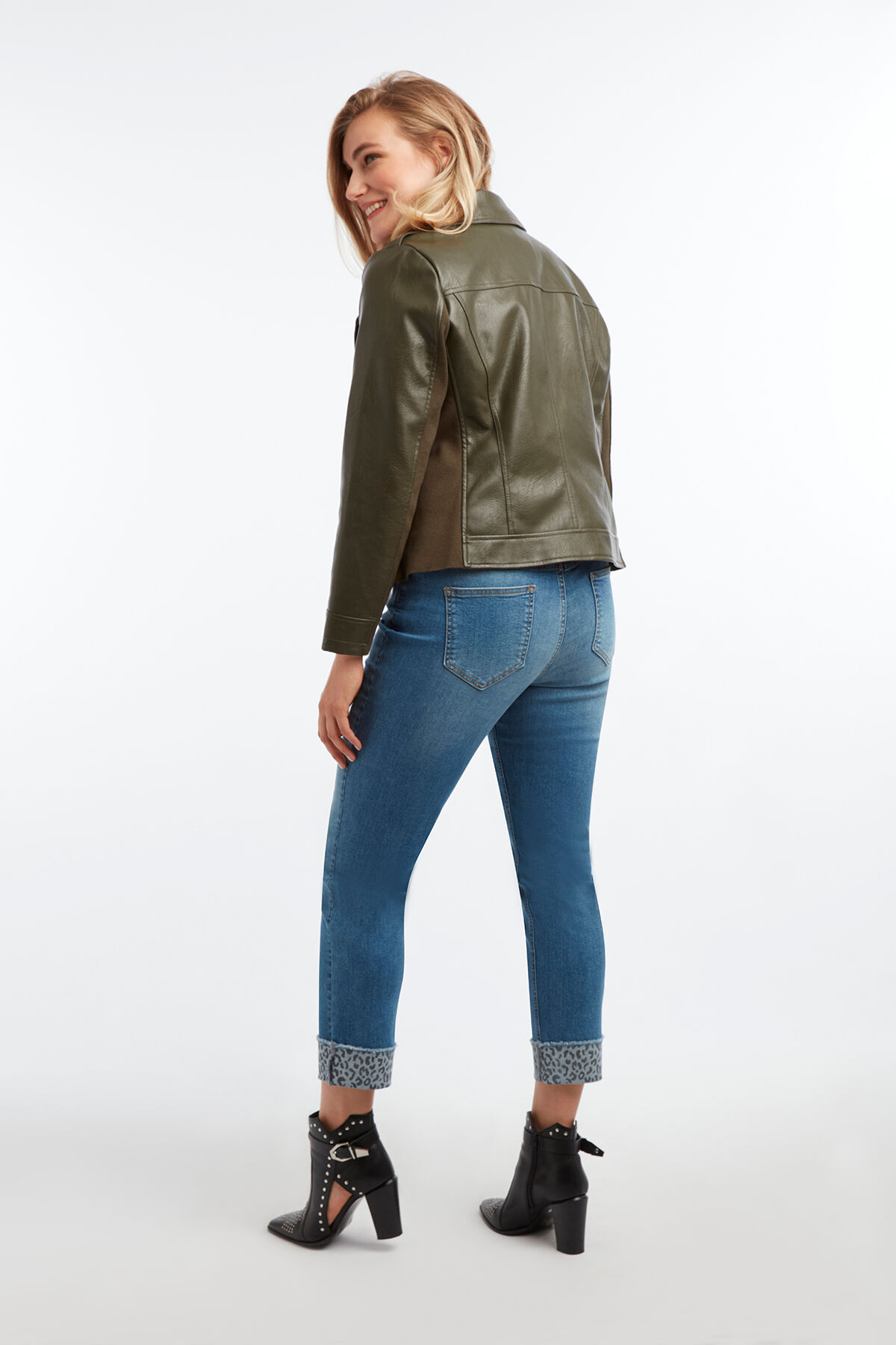 Biker-Jacke aus Kunstleder image number 5