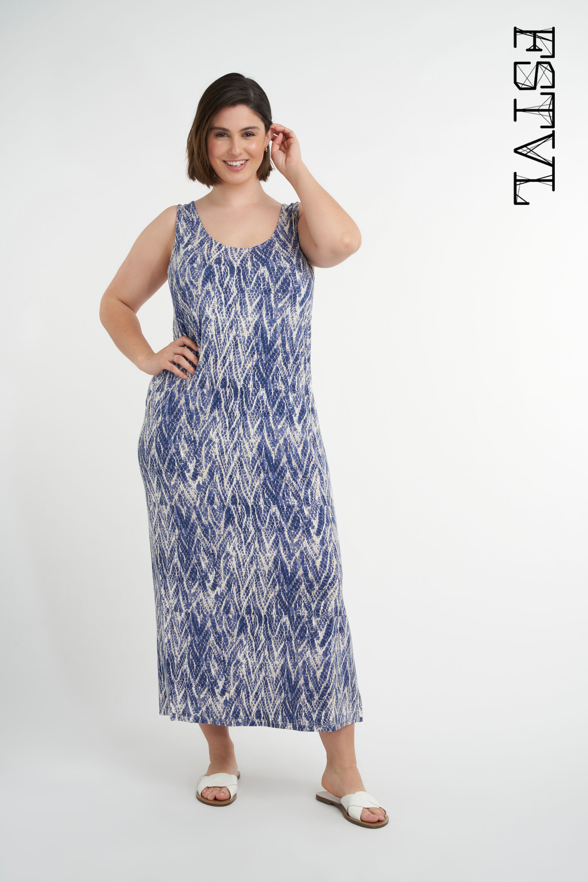 Maxikleid mit Schlitz  image number 0