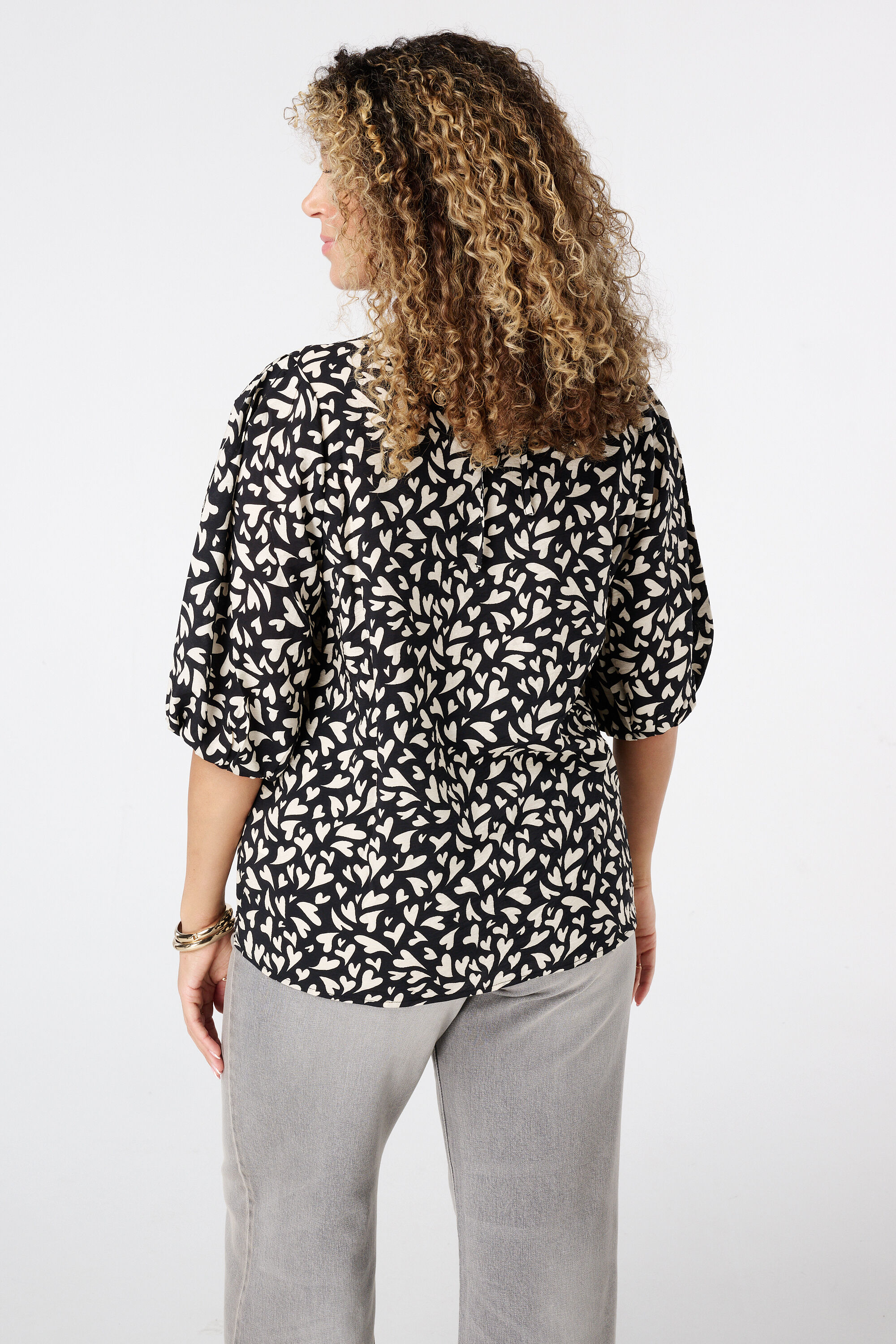 Bluse mit Print image number 3