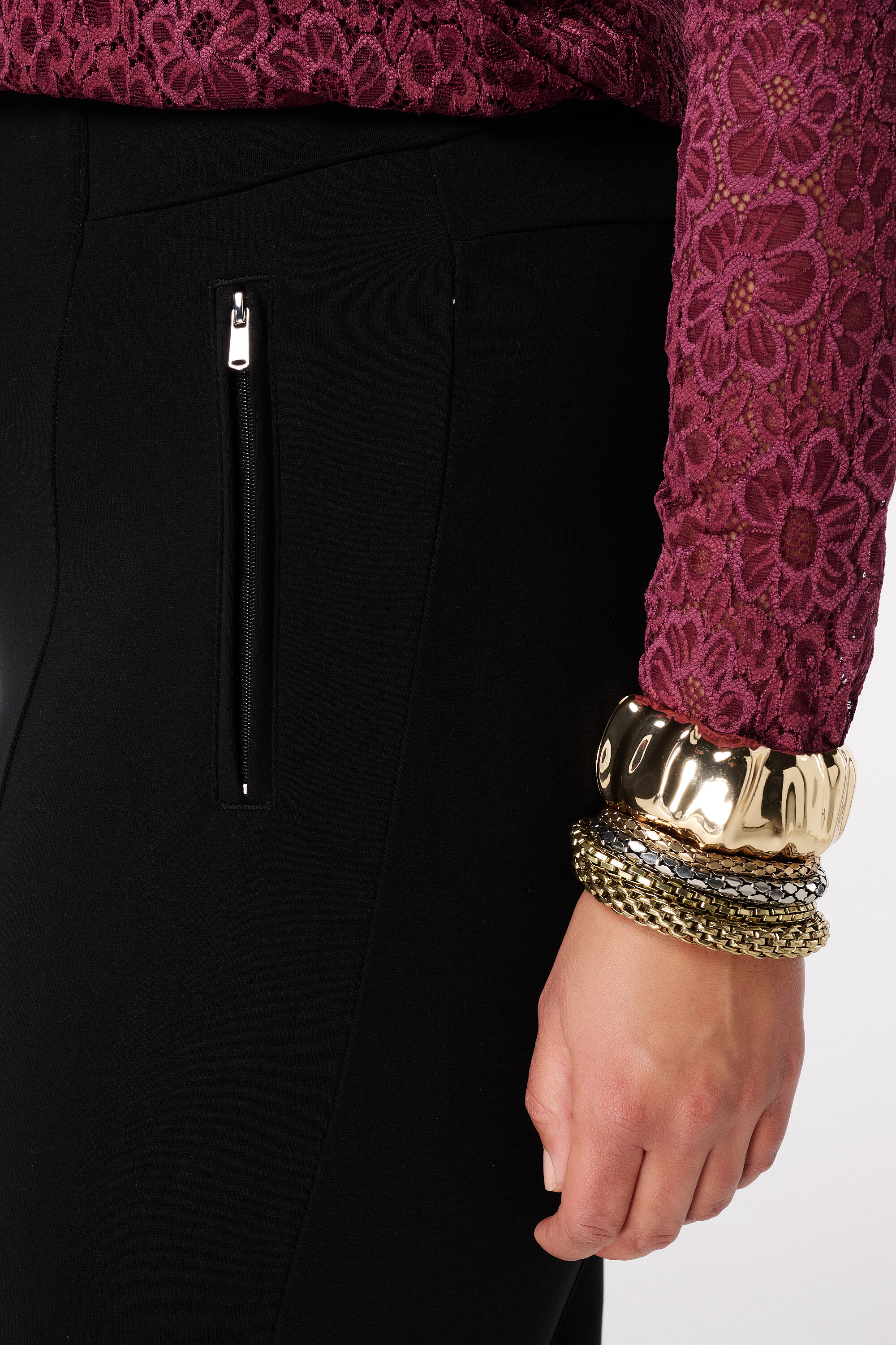 Treggings mit Rei&szlig;verschluss-Detail  image number 4