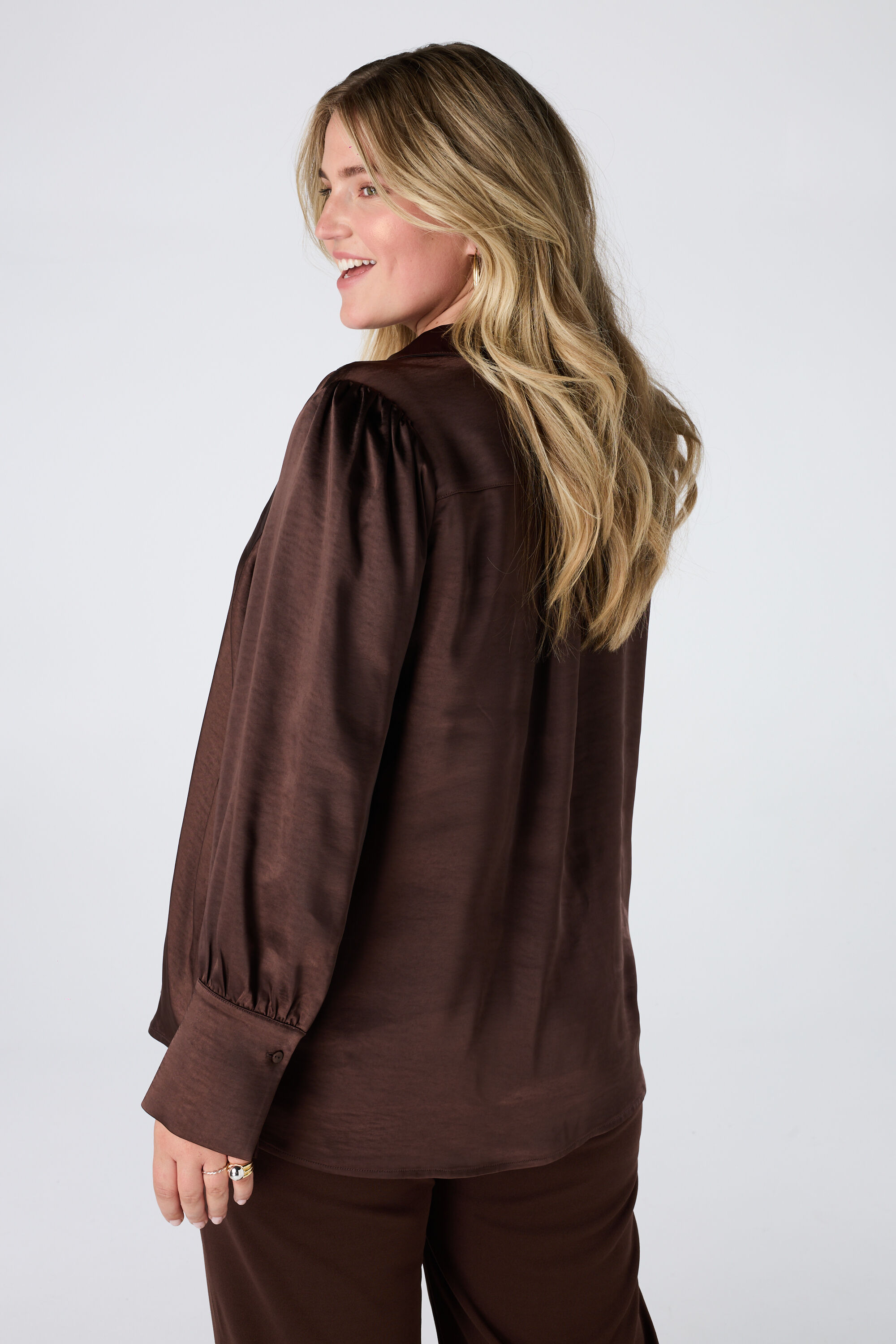 Bluse in Satinoptik image number 3