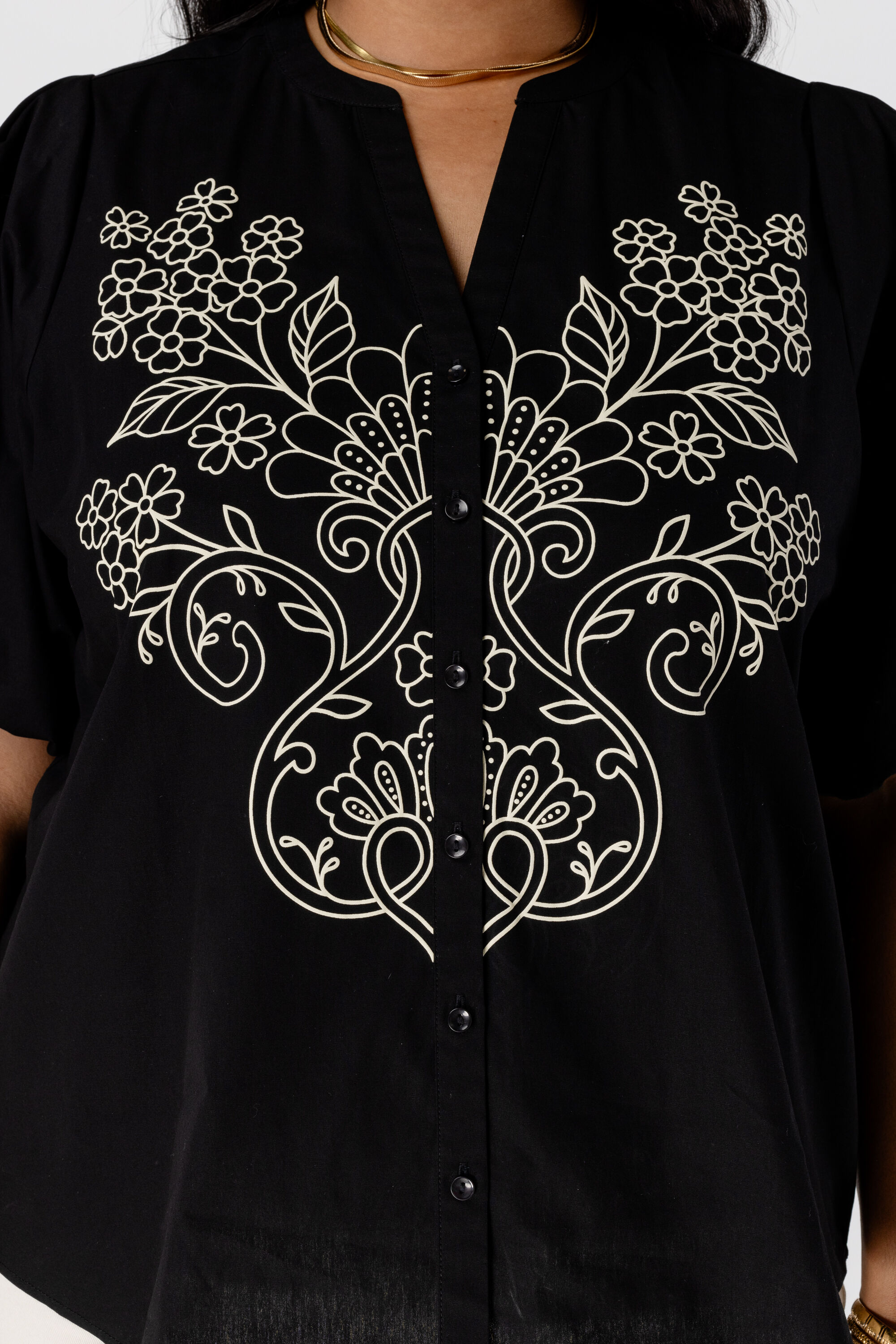 Bluse mit Puff&auml;rmeln image number 4