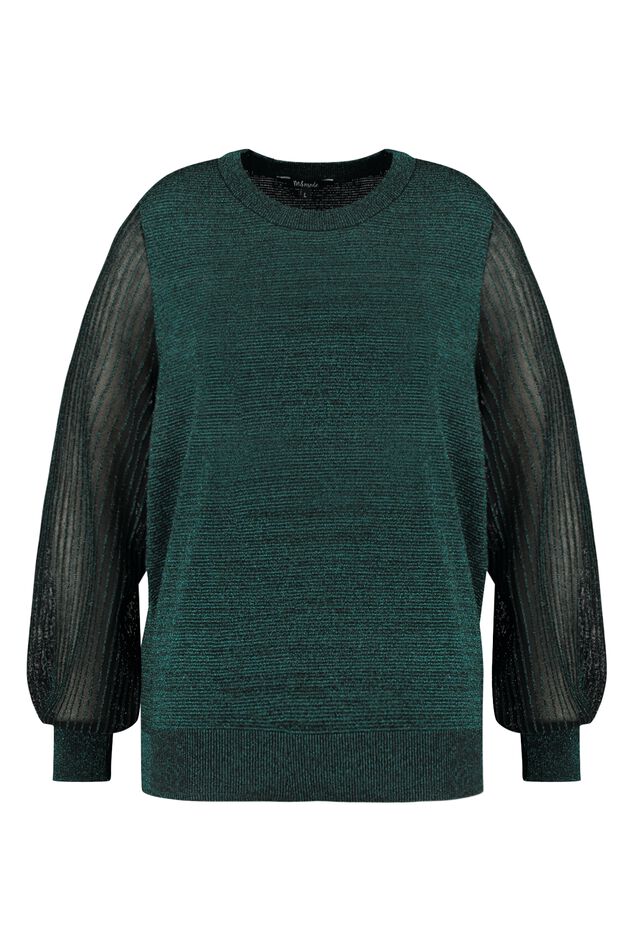 Pullover mit Glitzerdetail image number 2