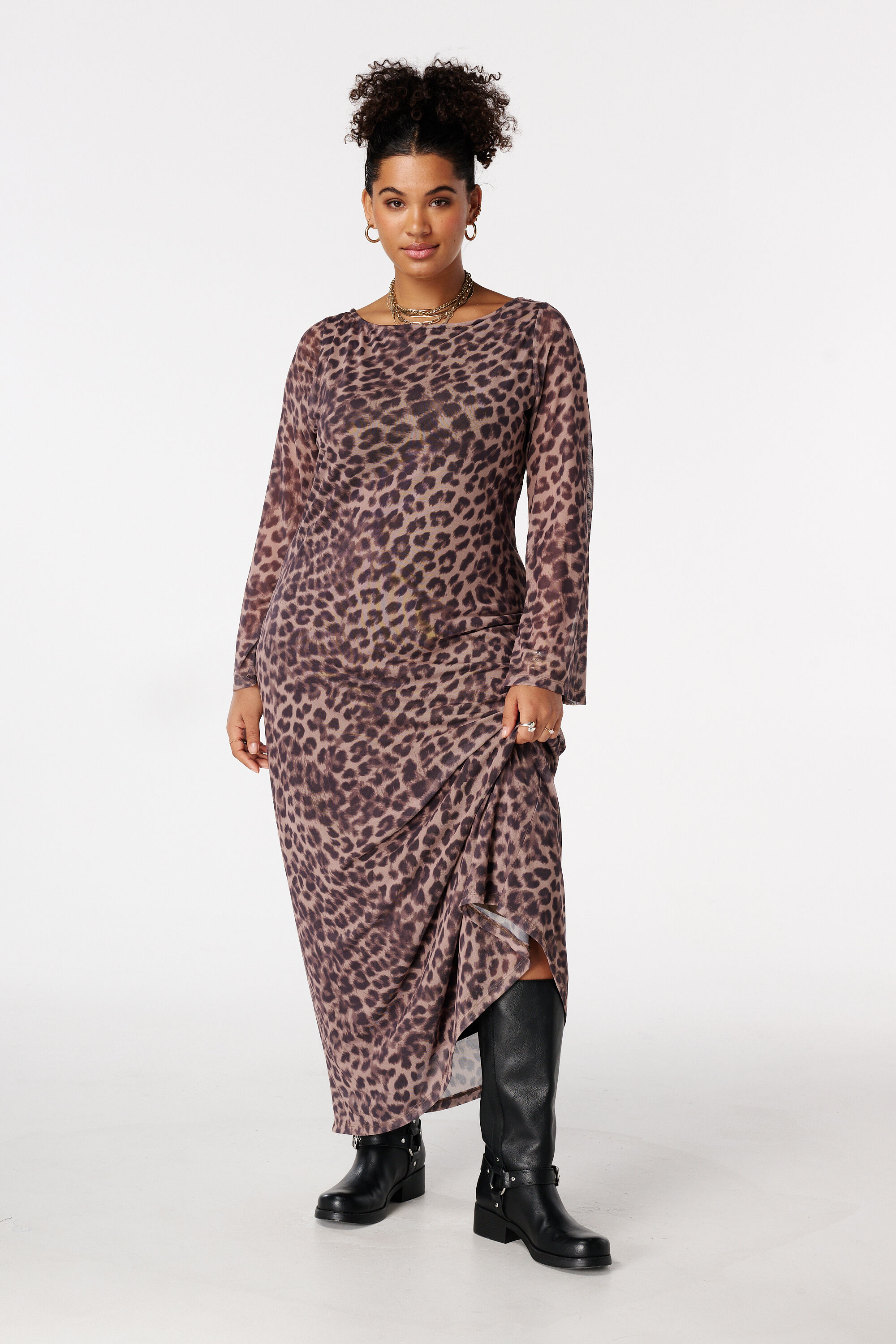 Maxikleid aus Mesh image number 0