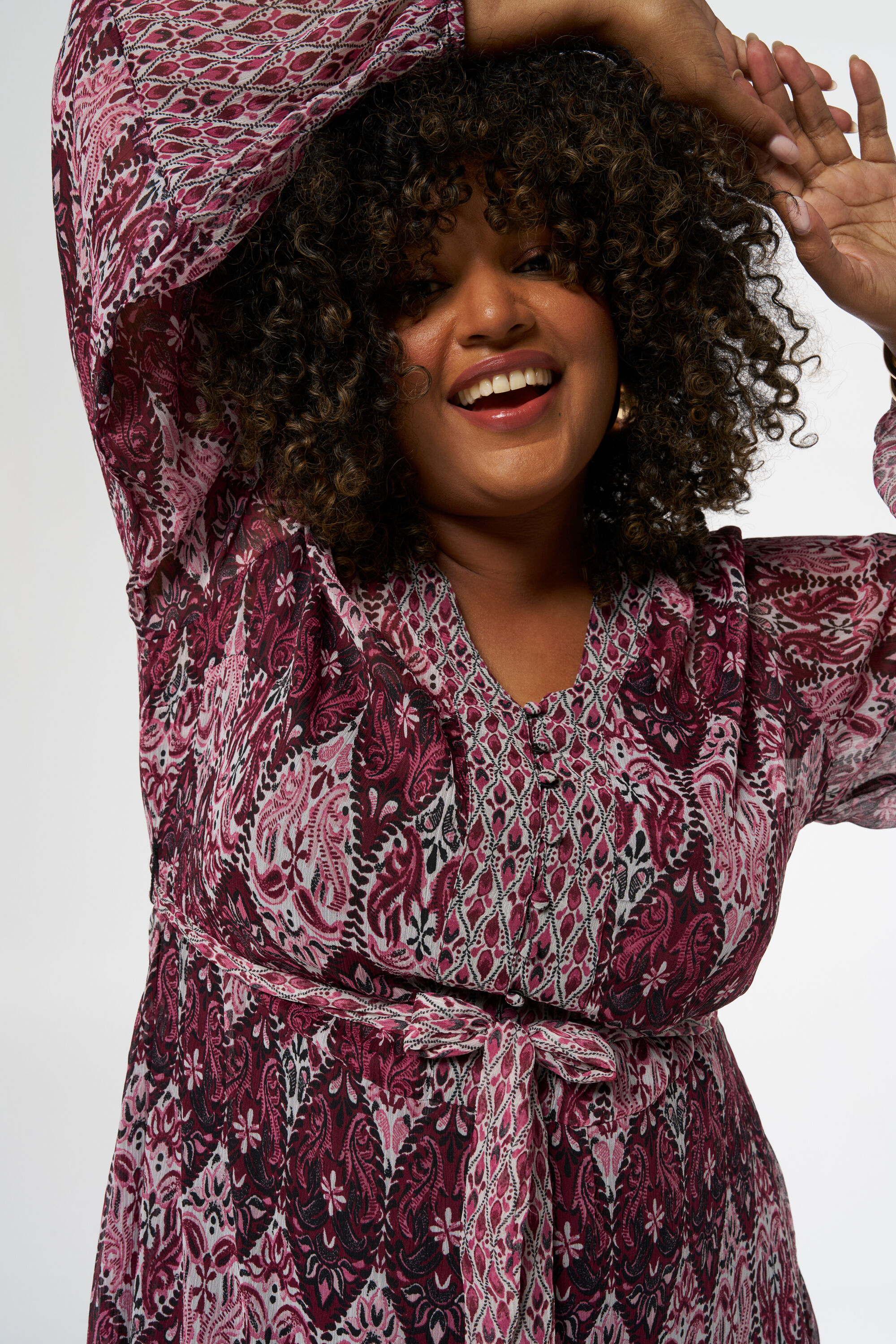 Maxikleid mit V-Ausschnitt image number 5