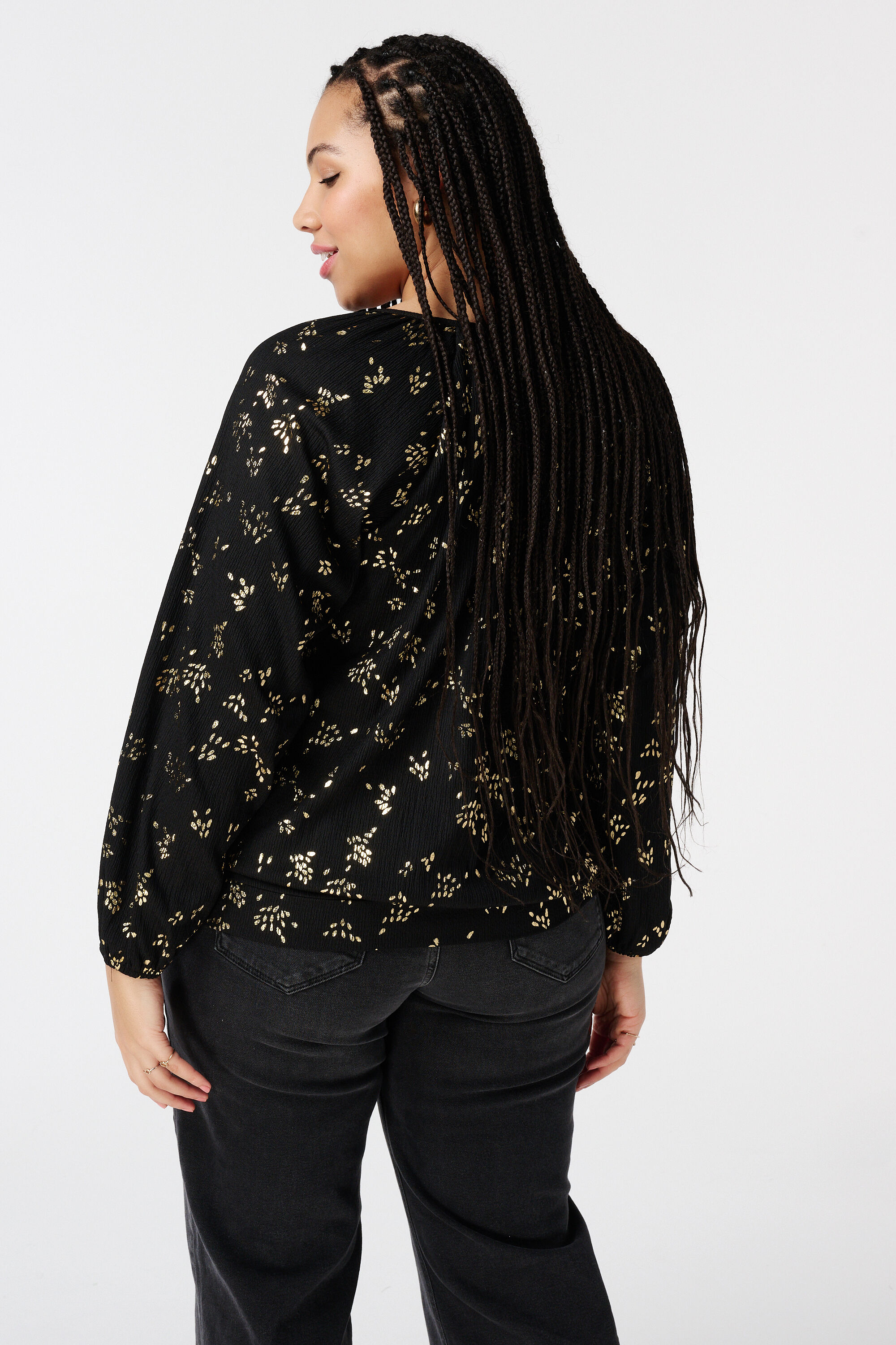 Top mit metallischen Details image number 3