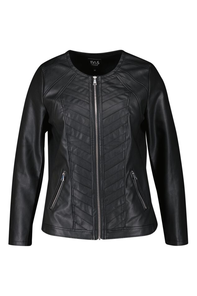 Kunstleder-Bikerjacke image number 1