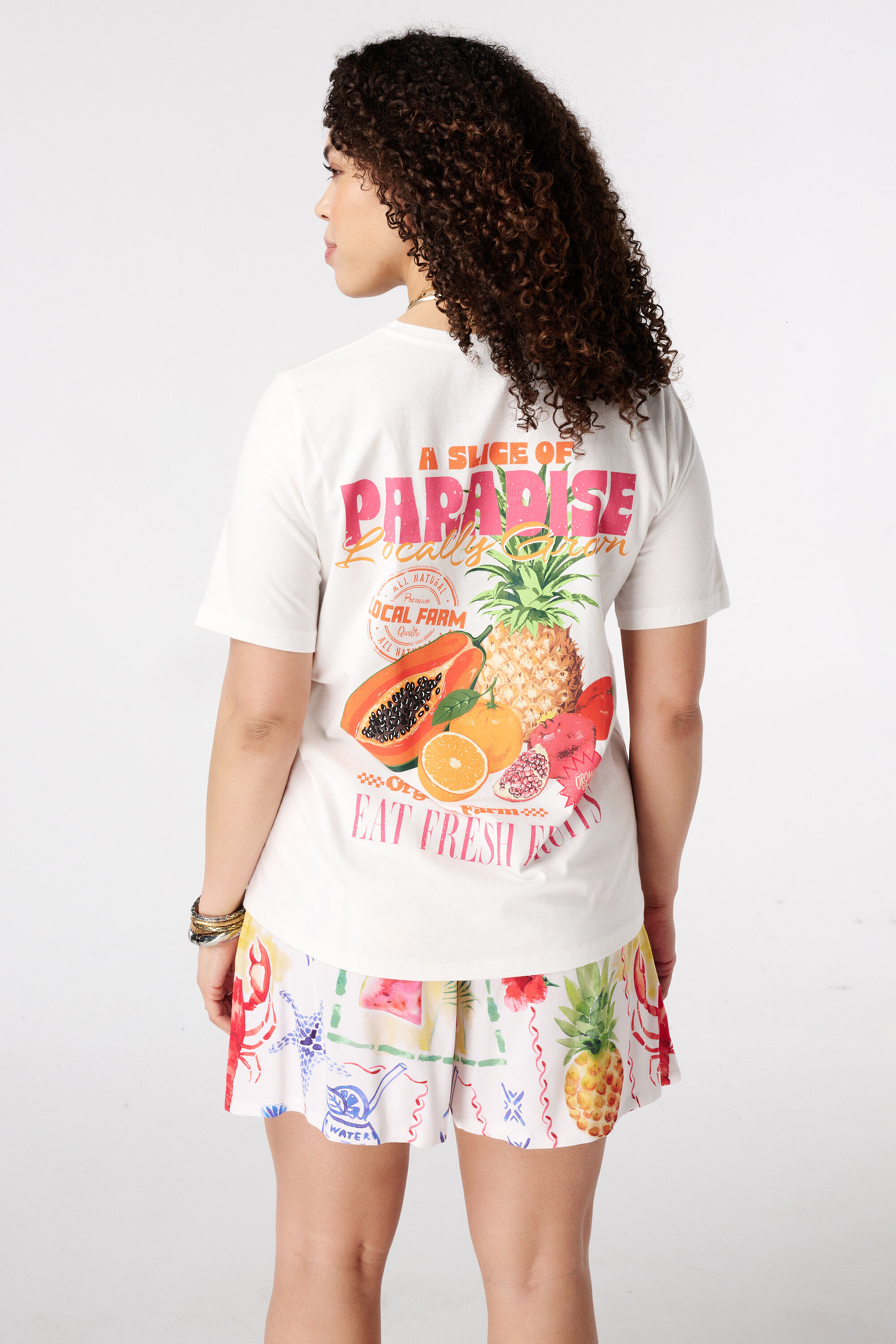 T-Shirt mit R&uuml;ckenprint