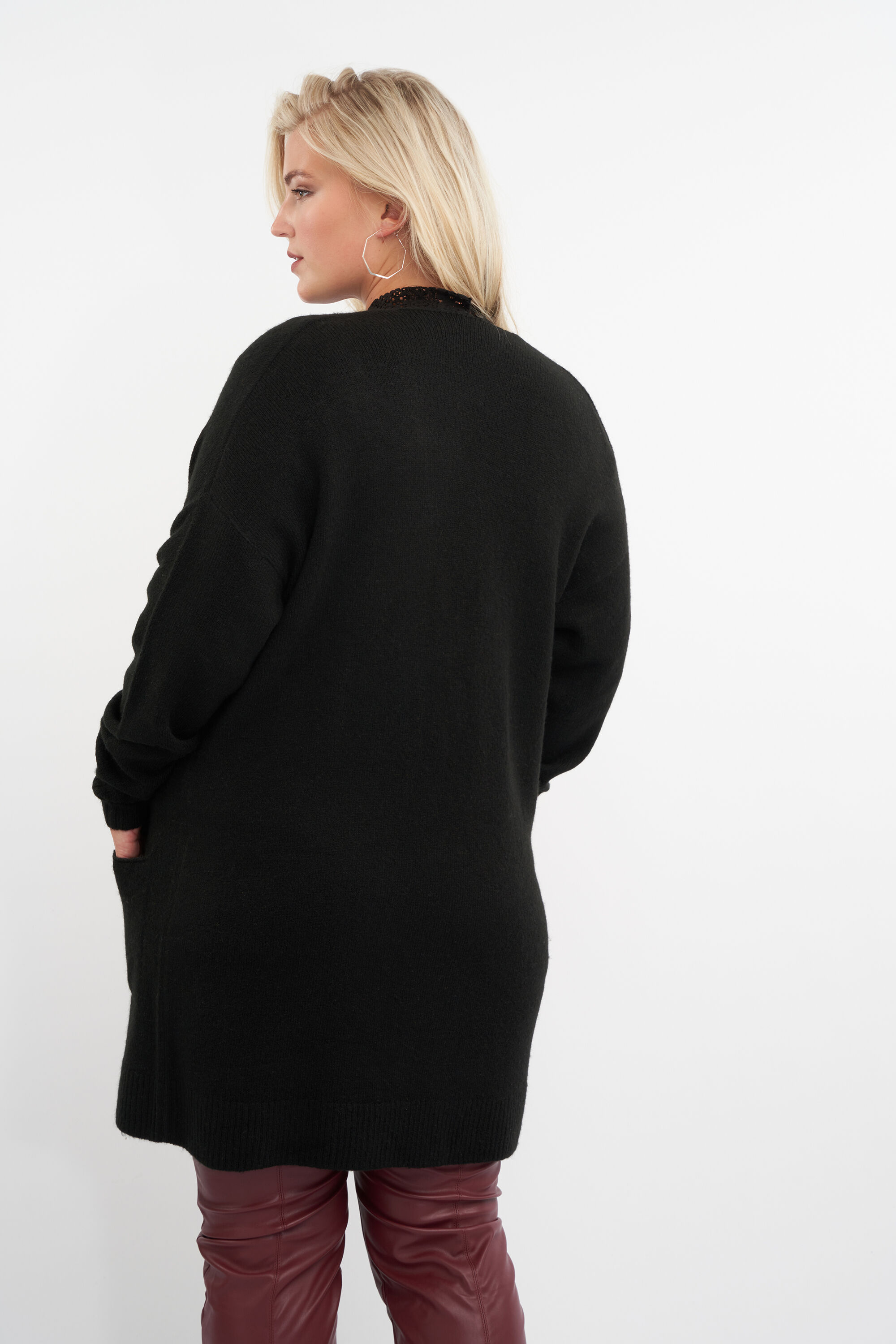 Langer offener Cardigan image number 3