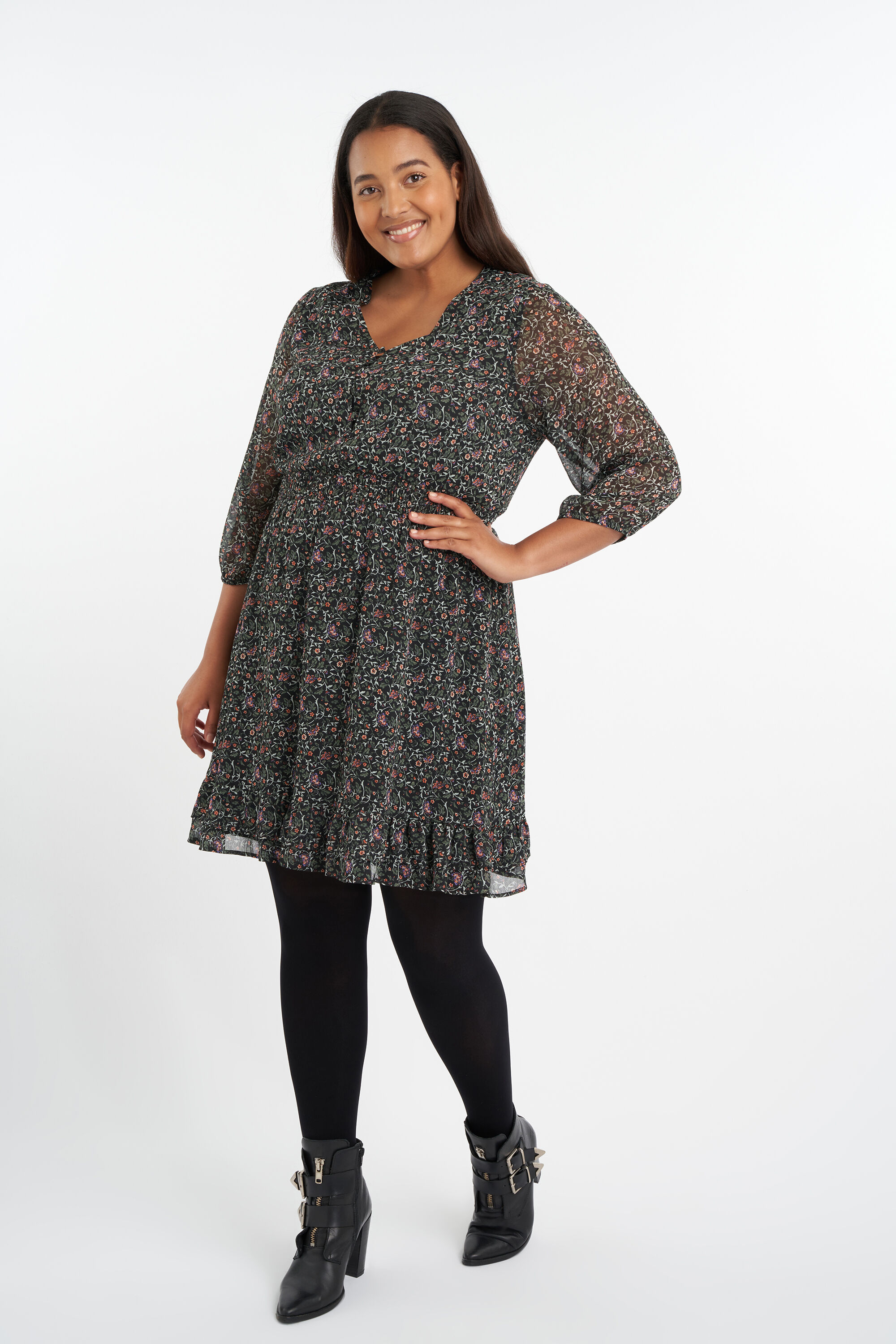 Kleid mit Print image number 5