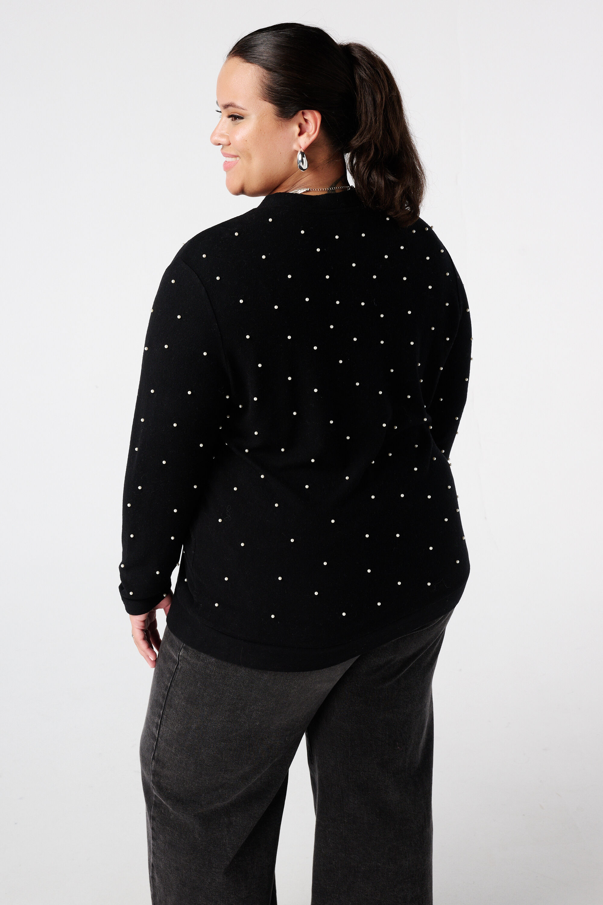 Weste mit Perlen und Knopfverschluss image number 3