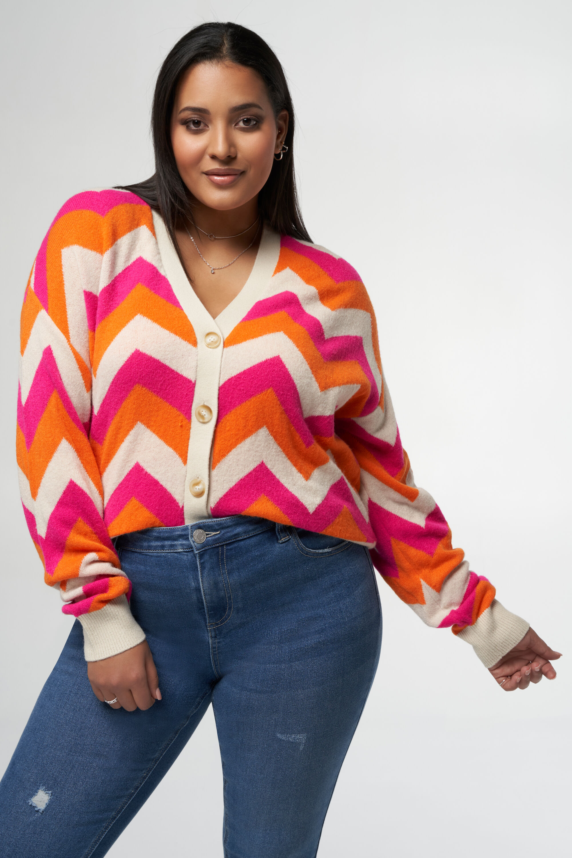 Cardigan mit Kn&ouml;pfen  image number 5