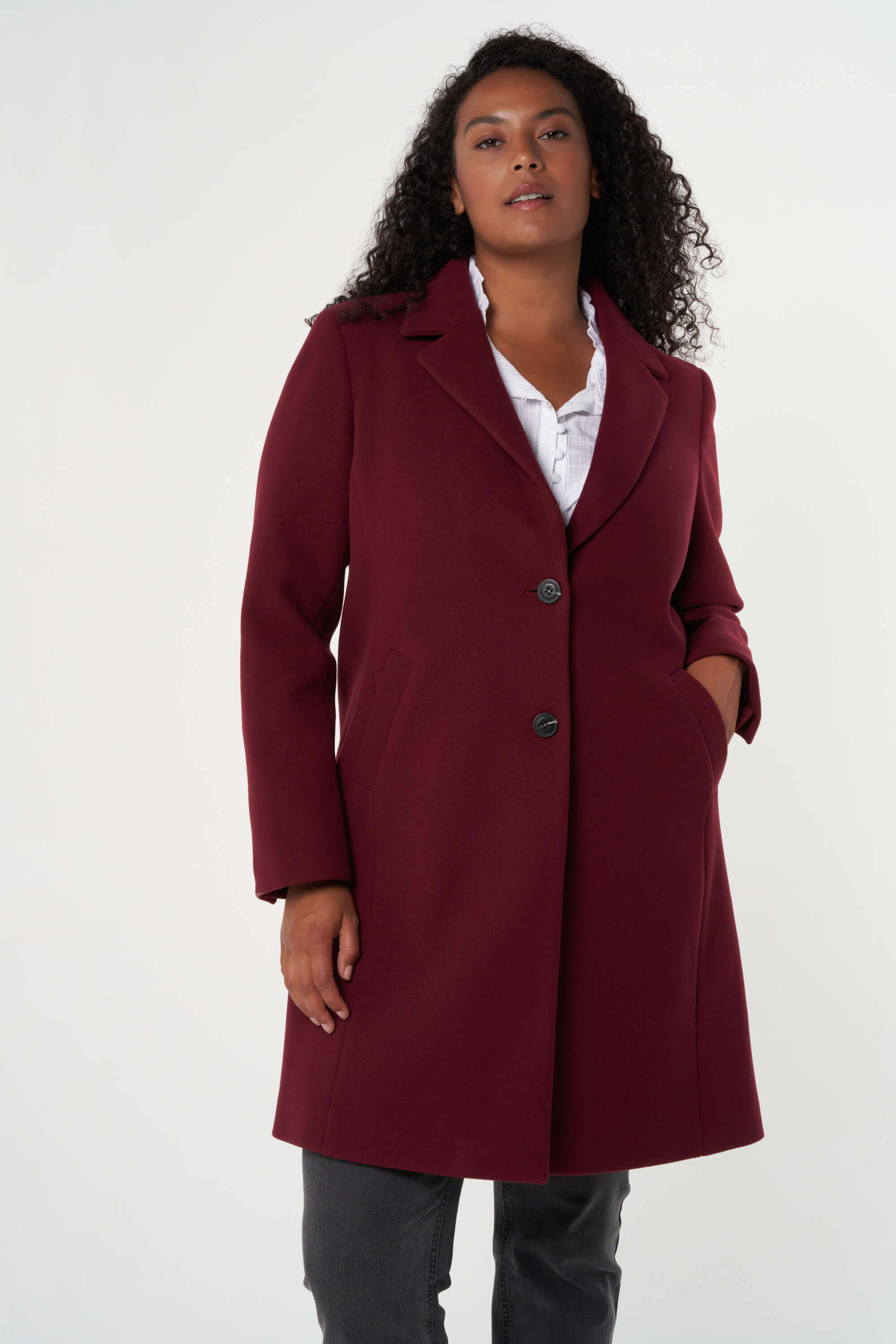 Gekn&ouml;pfte Mantel-Jacke image number 5