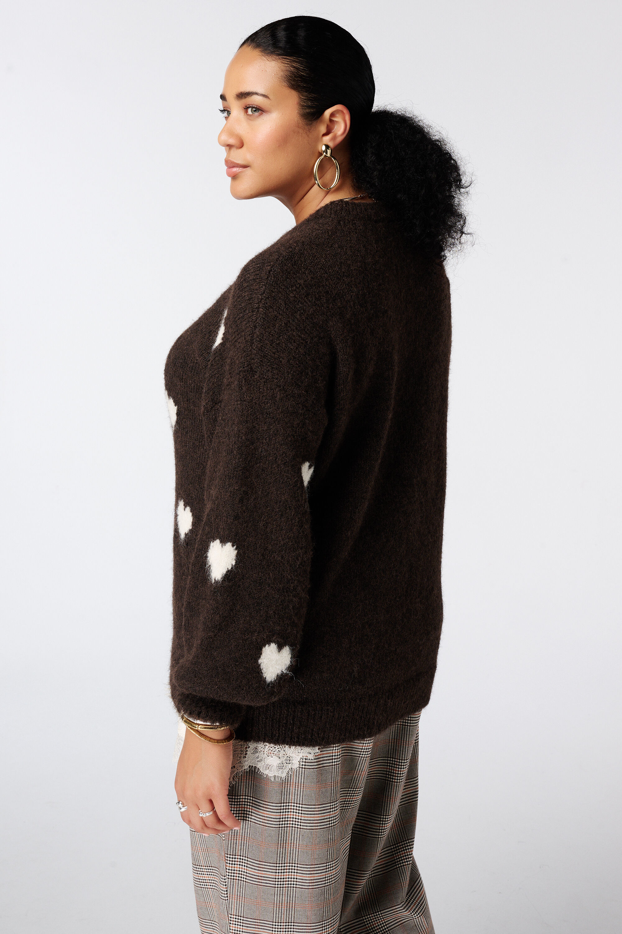 Pullover mit Herzchenmuster image number 3