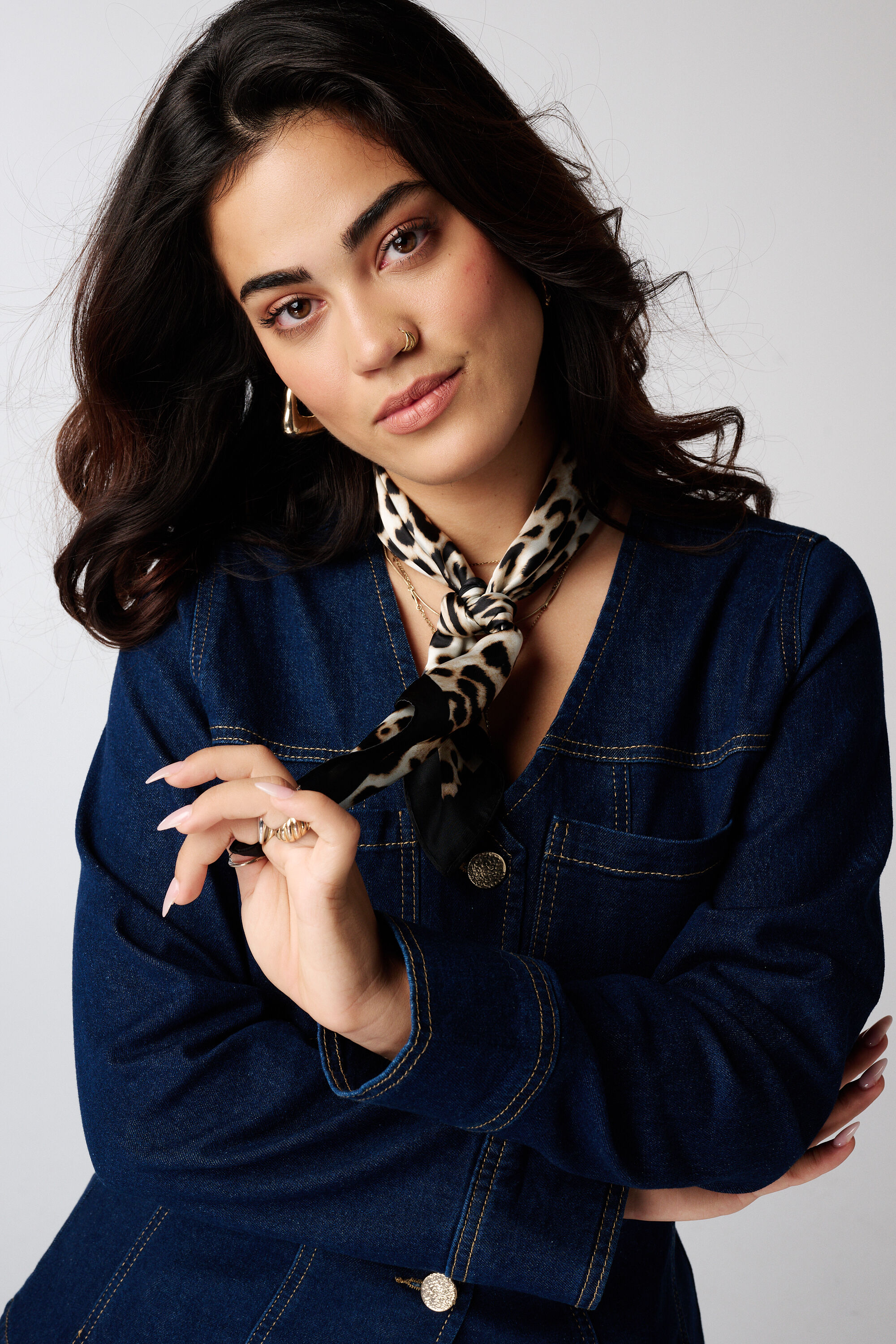 Bandana Tuch mit Animal Print