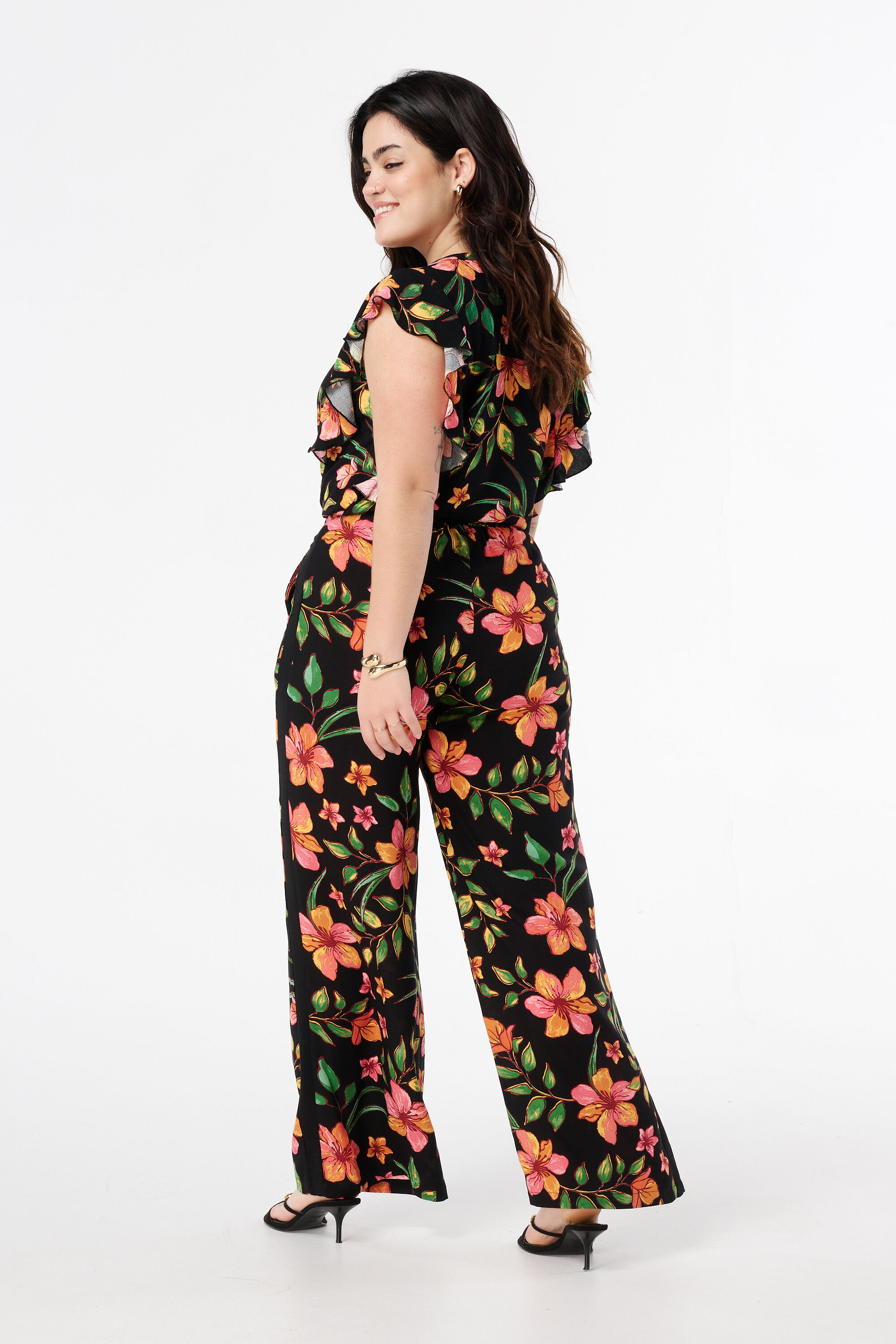 Hose mit tropischem Print image number 3