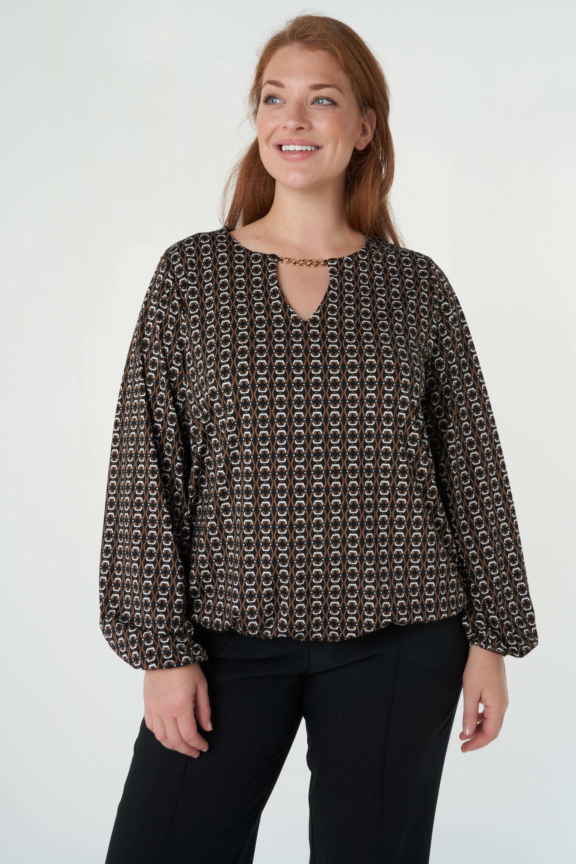 Straight Top mit Print image number 0