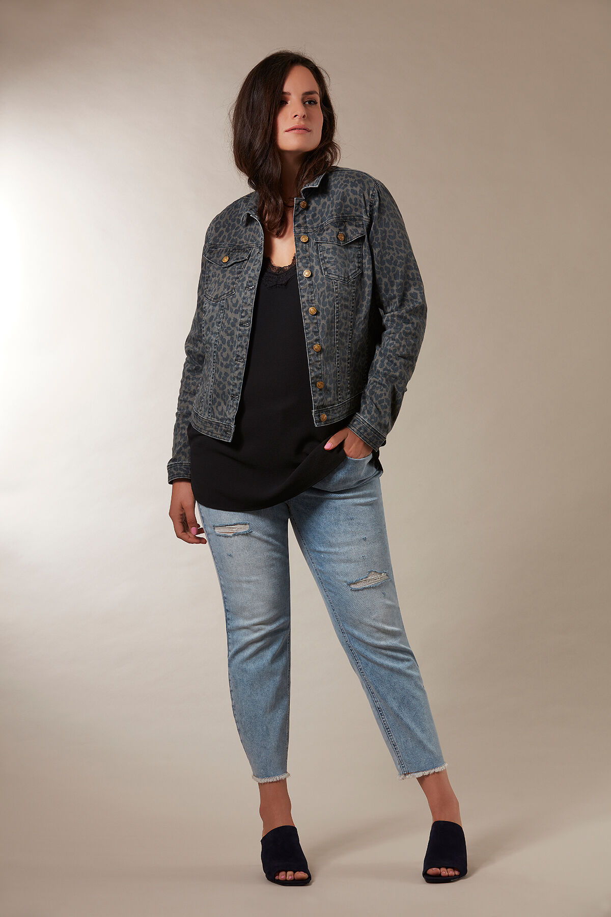 Jacke mit Leoparden-Print image number 4