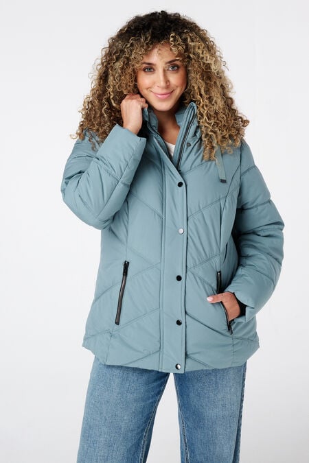 Steppjacke mit Kapuze  Steppjacke mit Kapuze