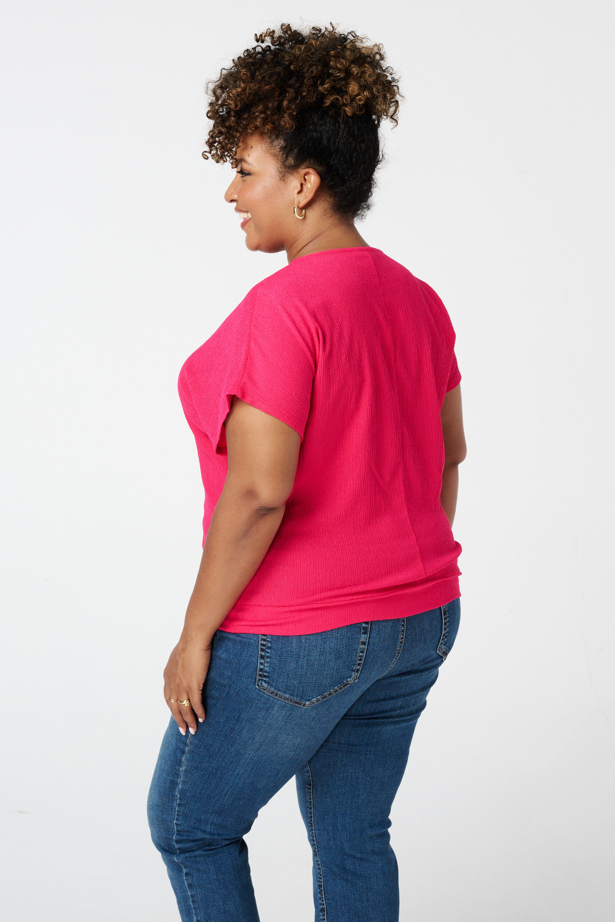 Strukturiertes Oberteil mit Fl&uuml;gel&auml;rmeln image number 3