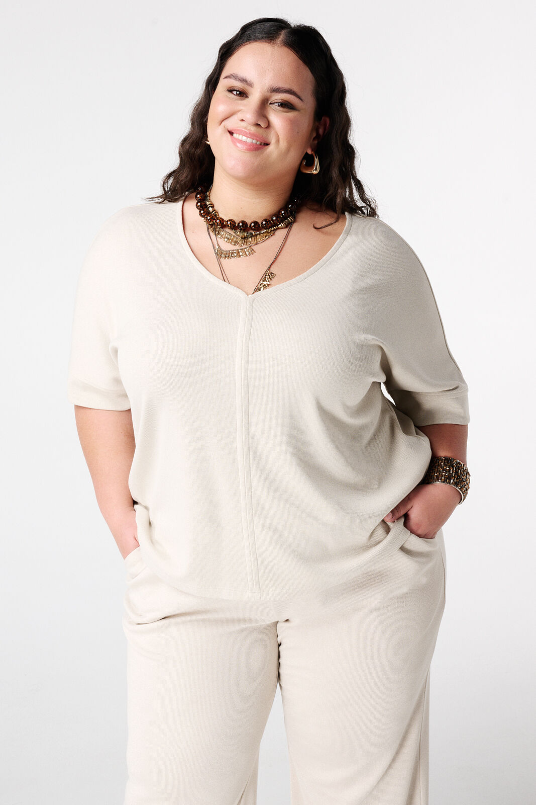 T-Shirt mit Lurex image number 0