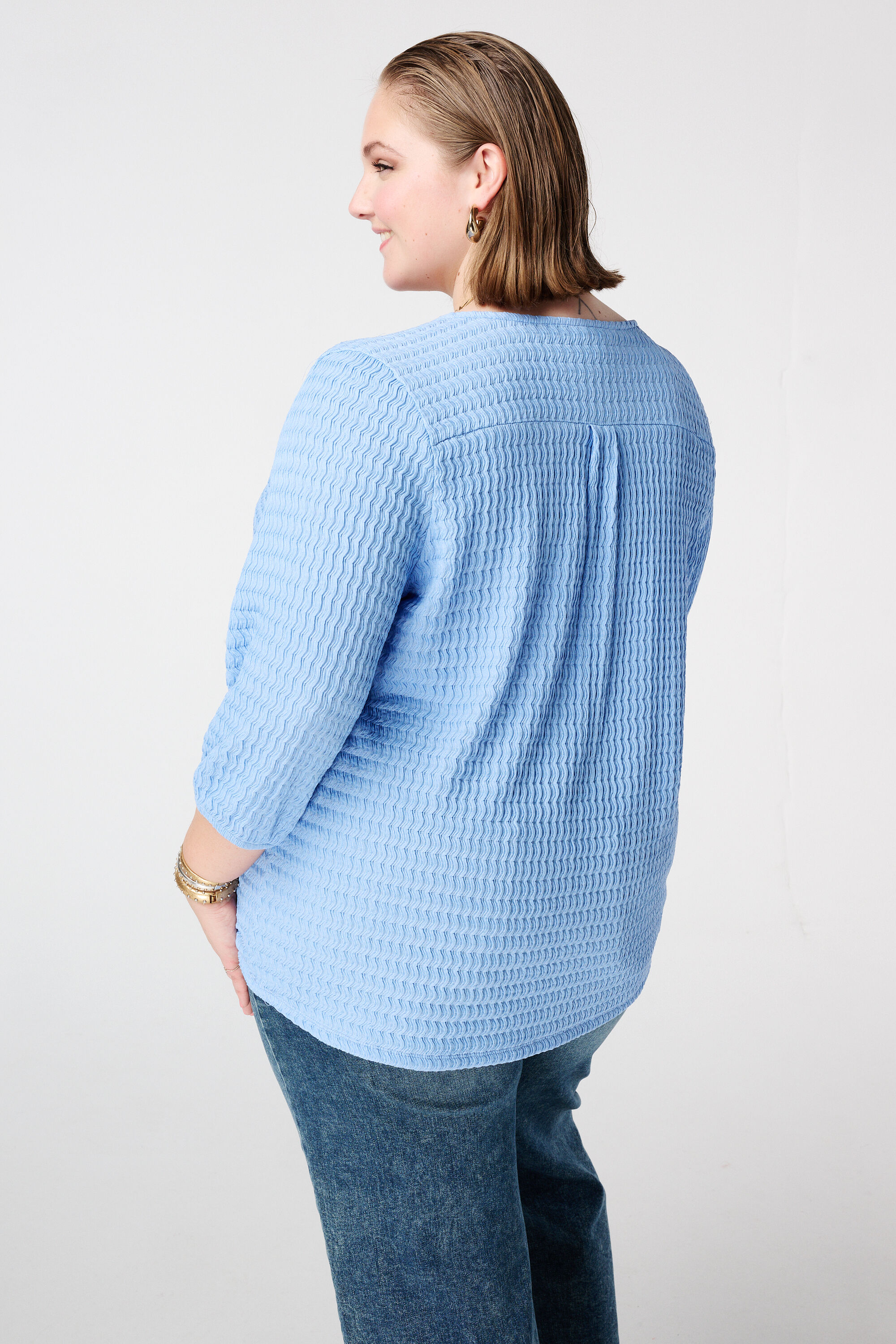 Jersey-Top mit Struktur image number 3