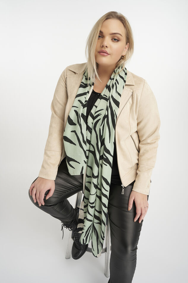 Schal mit Zebra-Print image number 0