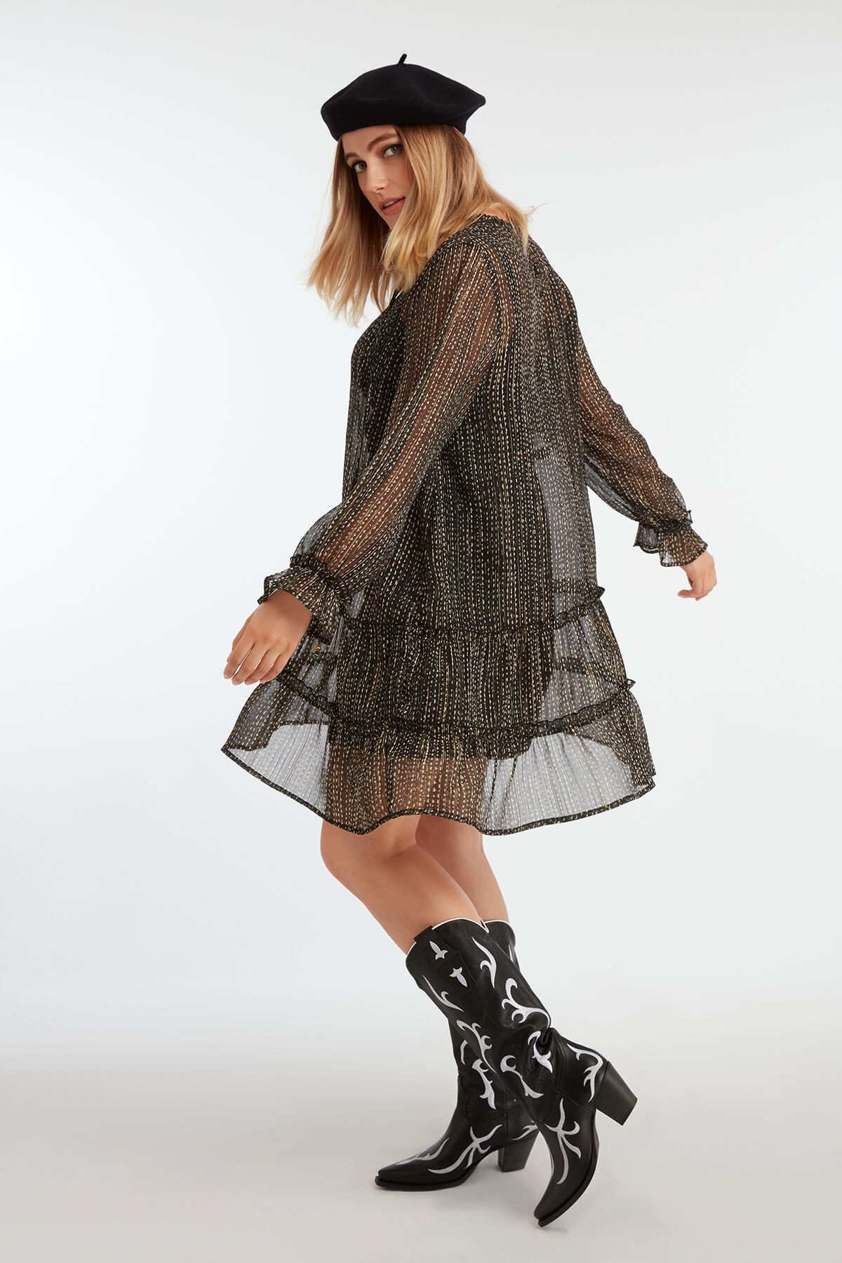 Halb-transparentes Kleid image number 6