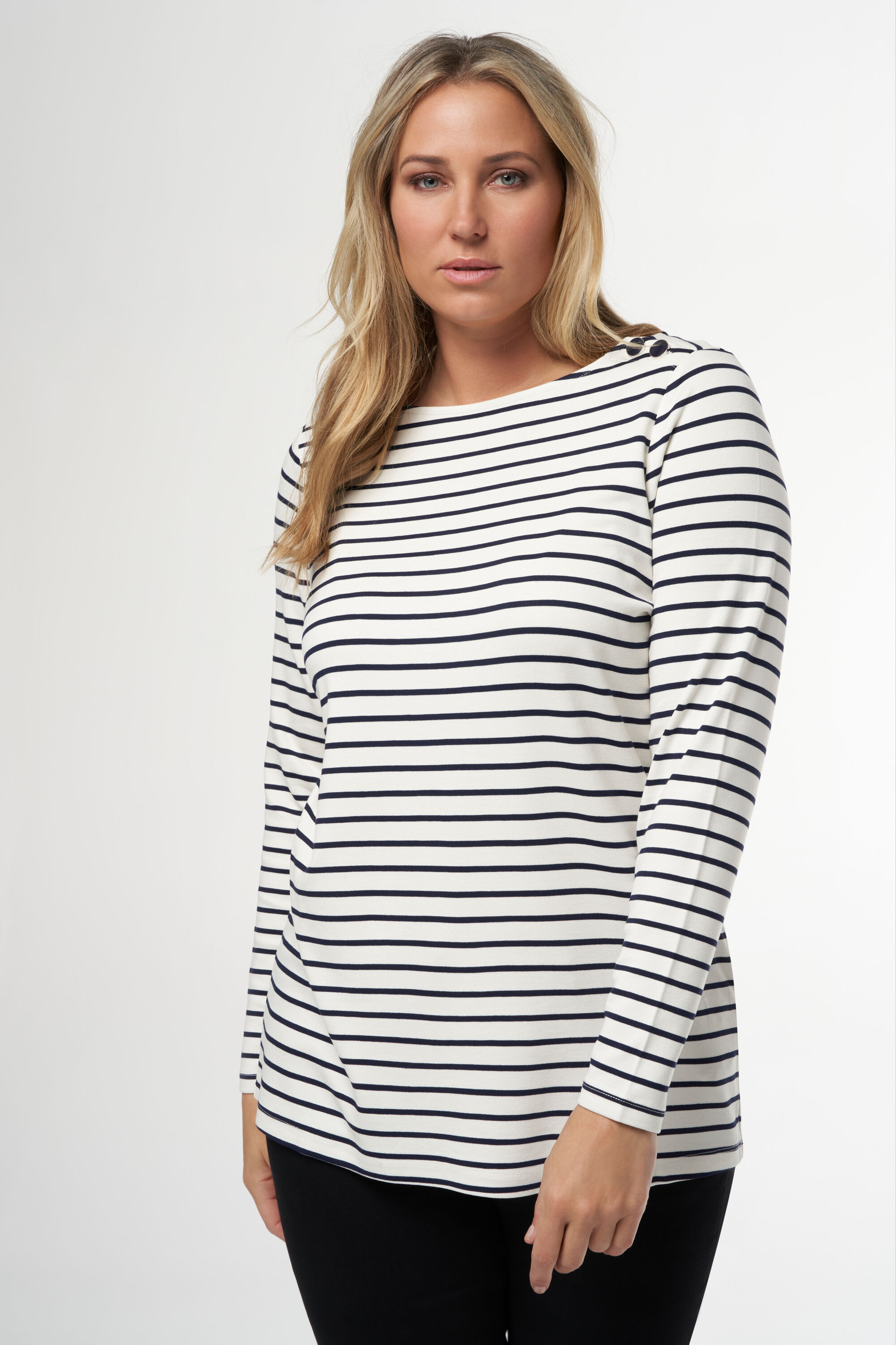 Gestreiftes Langarm-T-Shirt image number 5