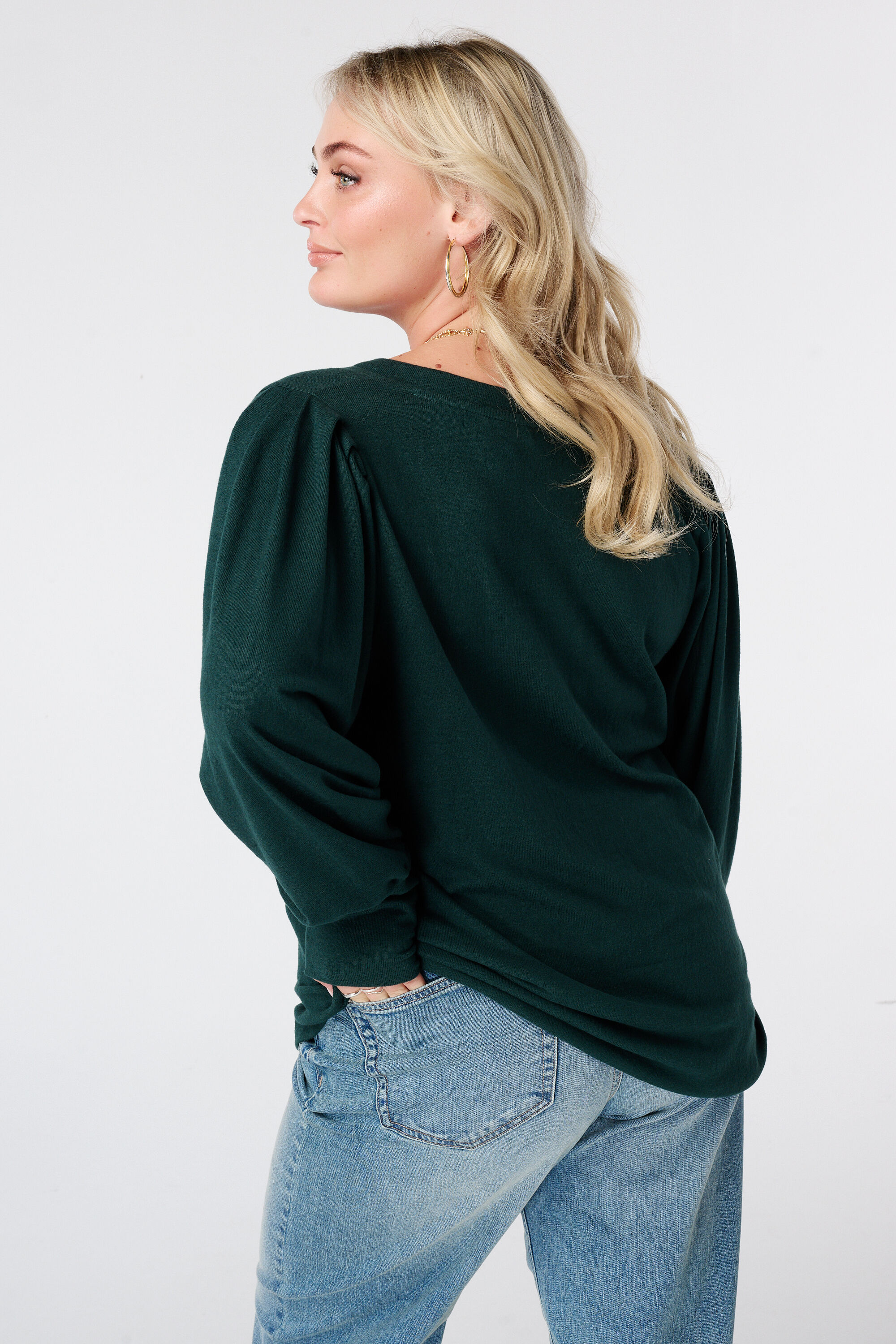 Sweatshirt mit Puff&auml;rmeln image number 3