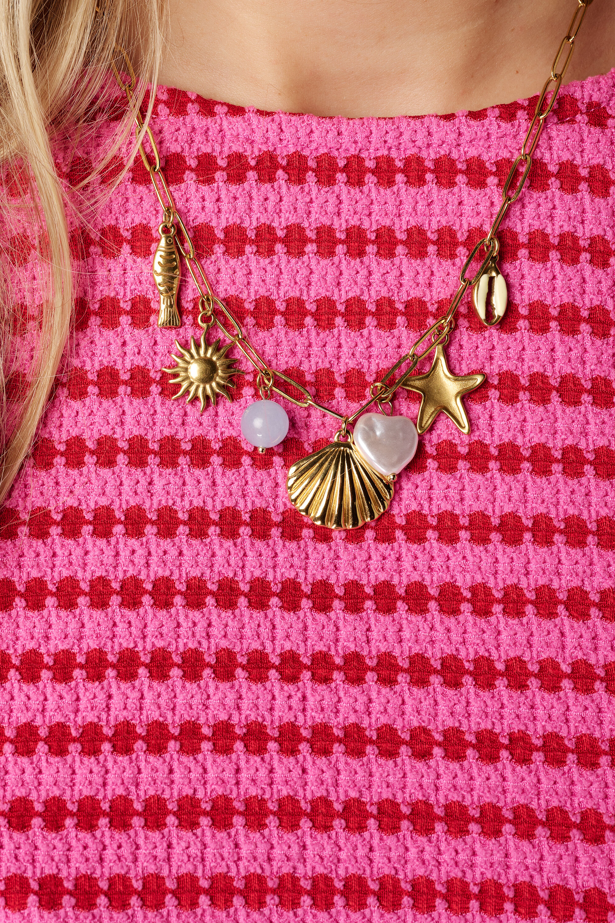 Sommerliche Gliederkette mit Anh&auml;ngern image number 2