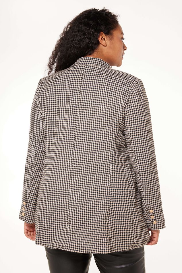 Blazer mit Pied-de-Poule-Print image number 1