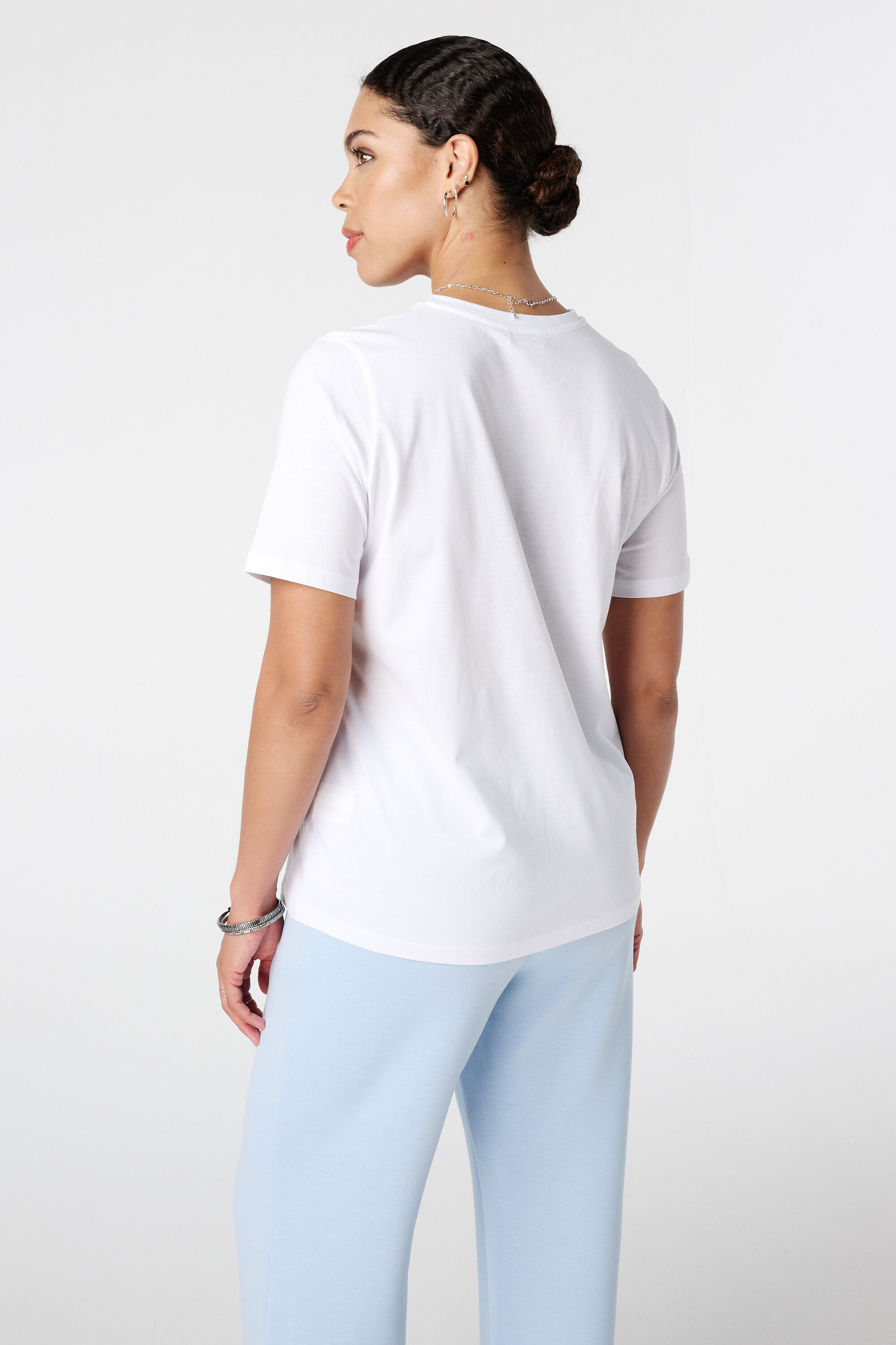 T-Shirt mit Text-Print  image number 3