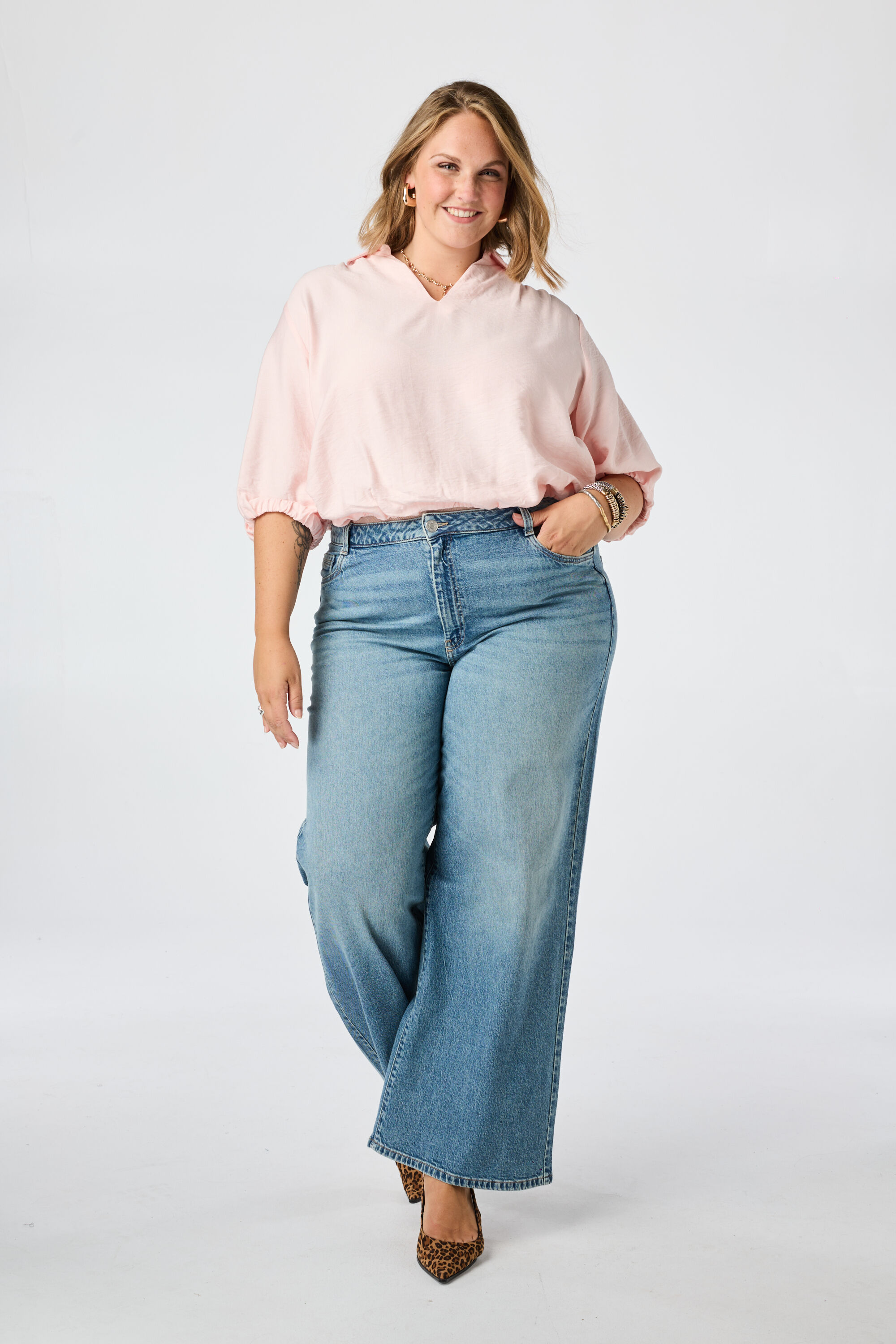Bluse mit Puff&auml;rmeln image number 5