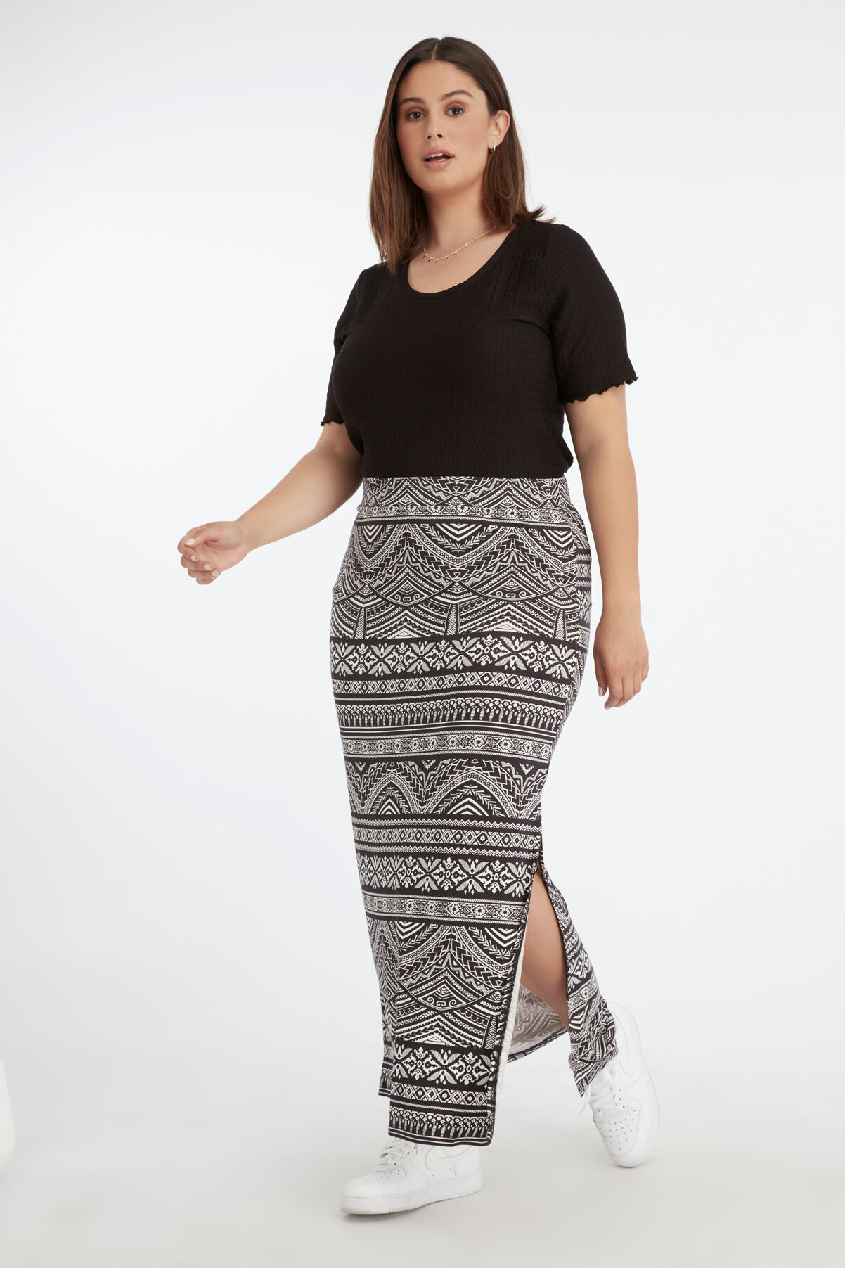 Langer Rock mit Schlitz image number 0