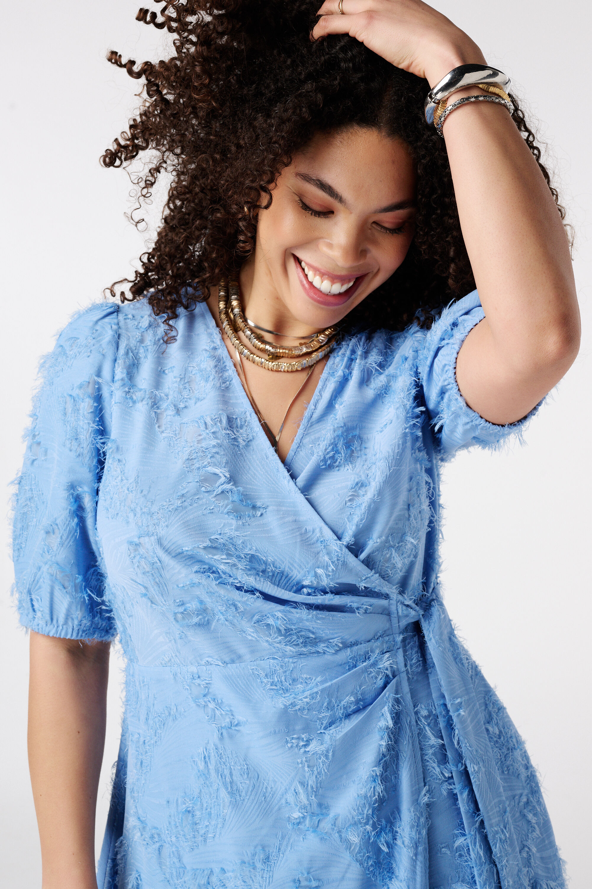 Kleid mit Wickeloptik image number 4