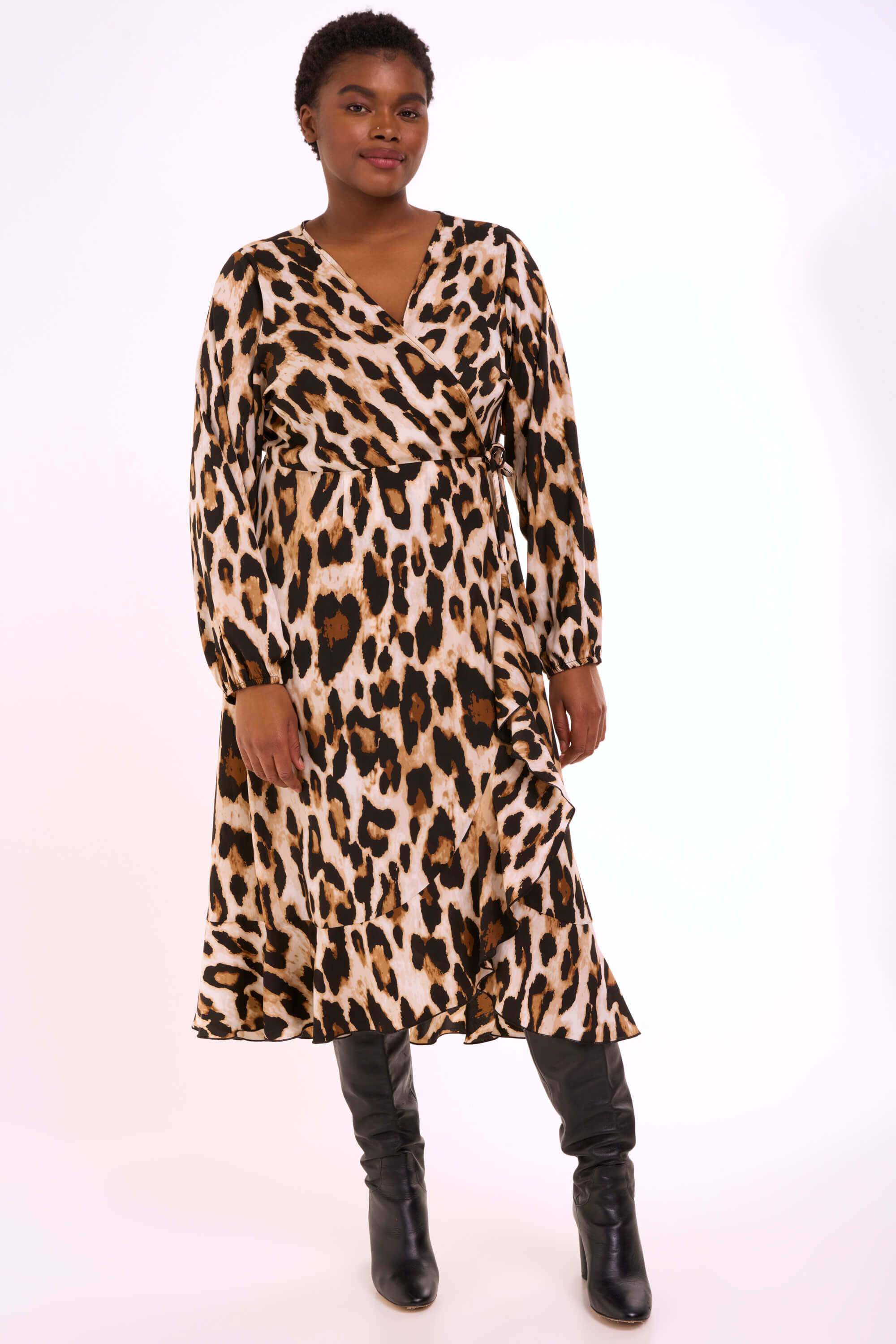 Wickelkleid mit Print image number 6