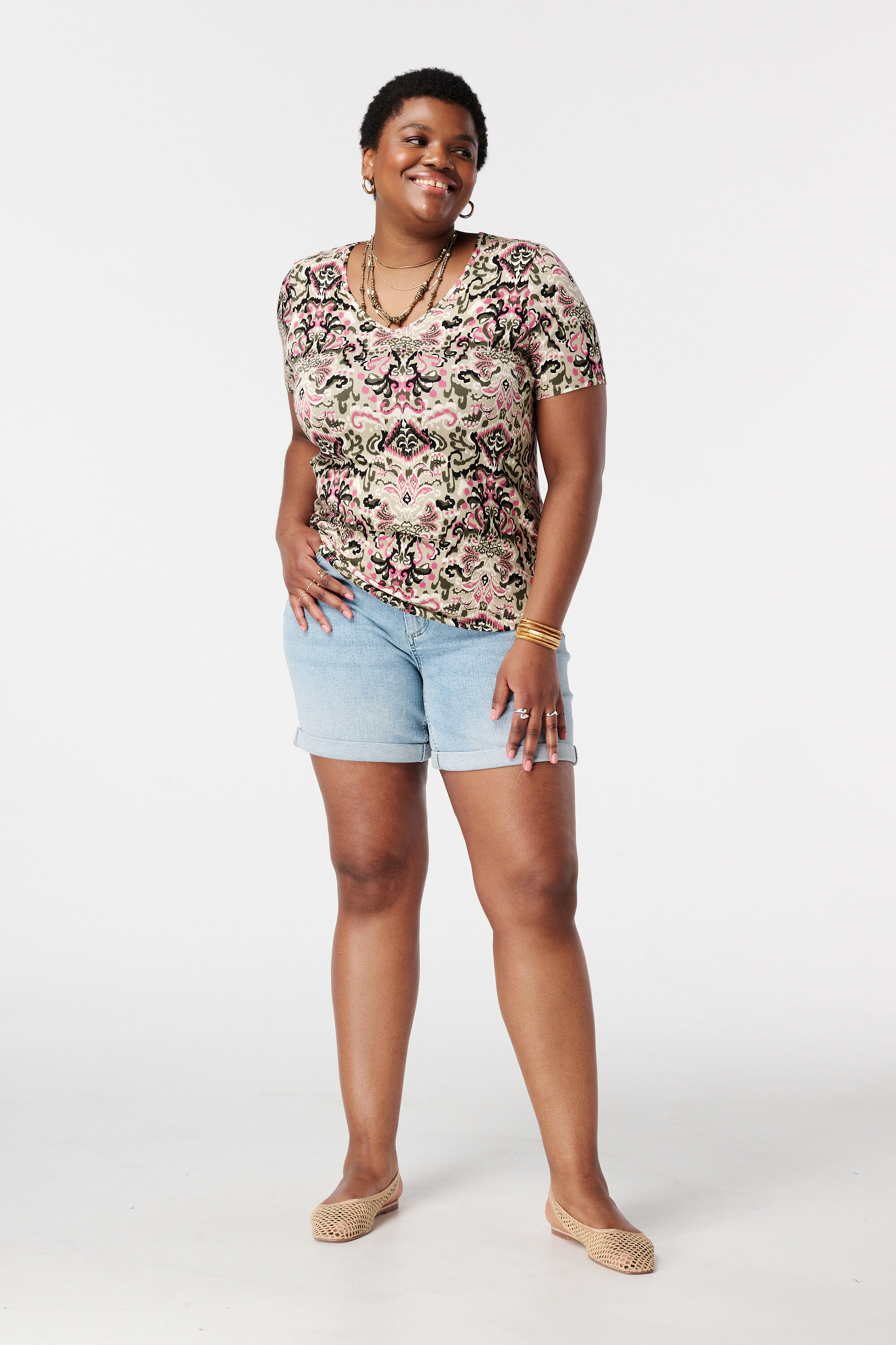 T-Shirt mit Print image number 5