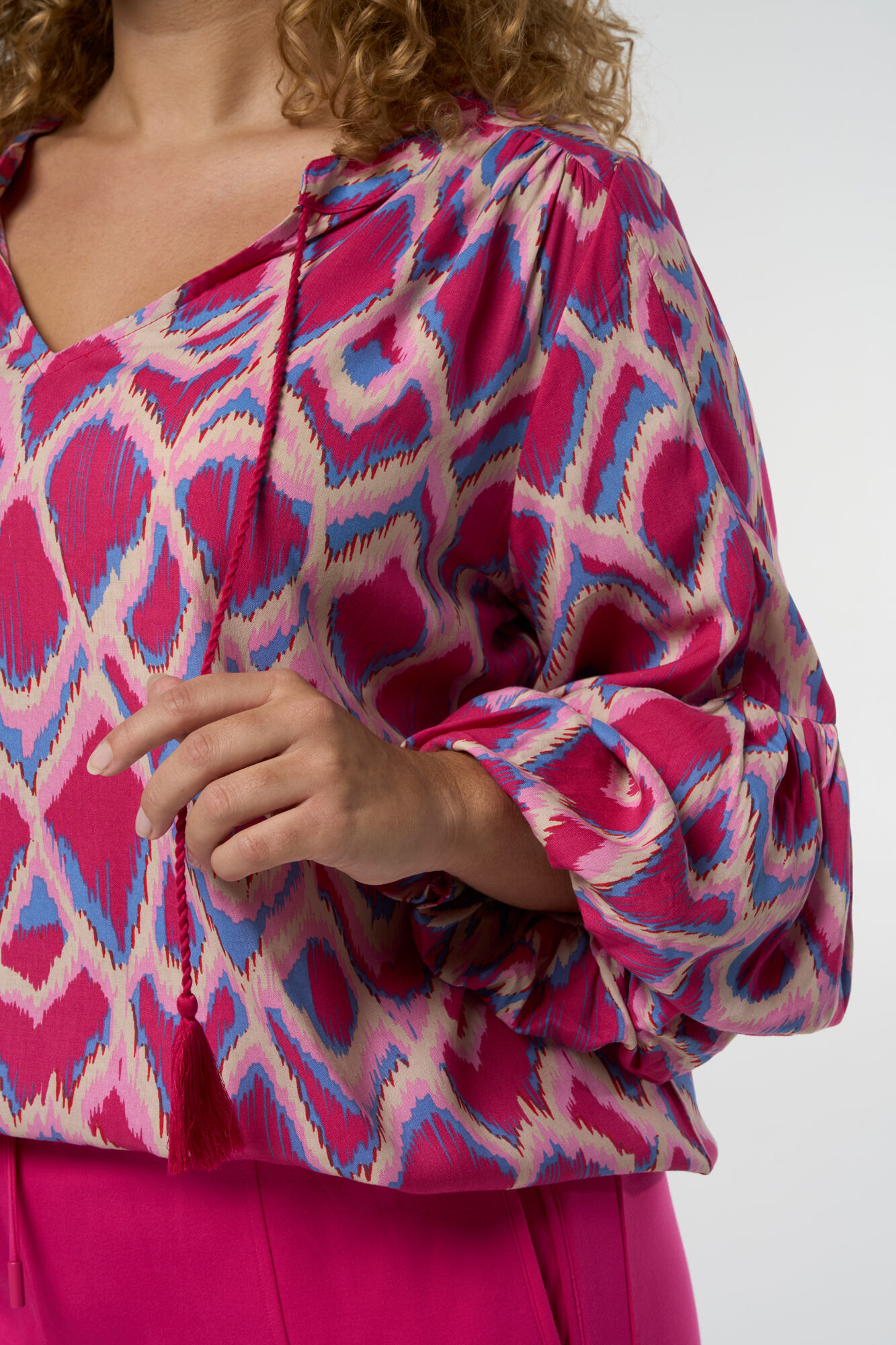 Bluse mit Print image number 3