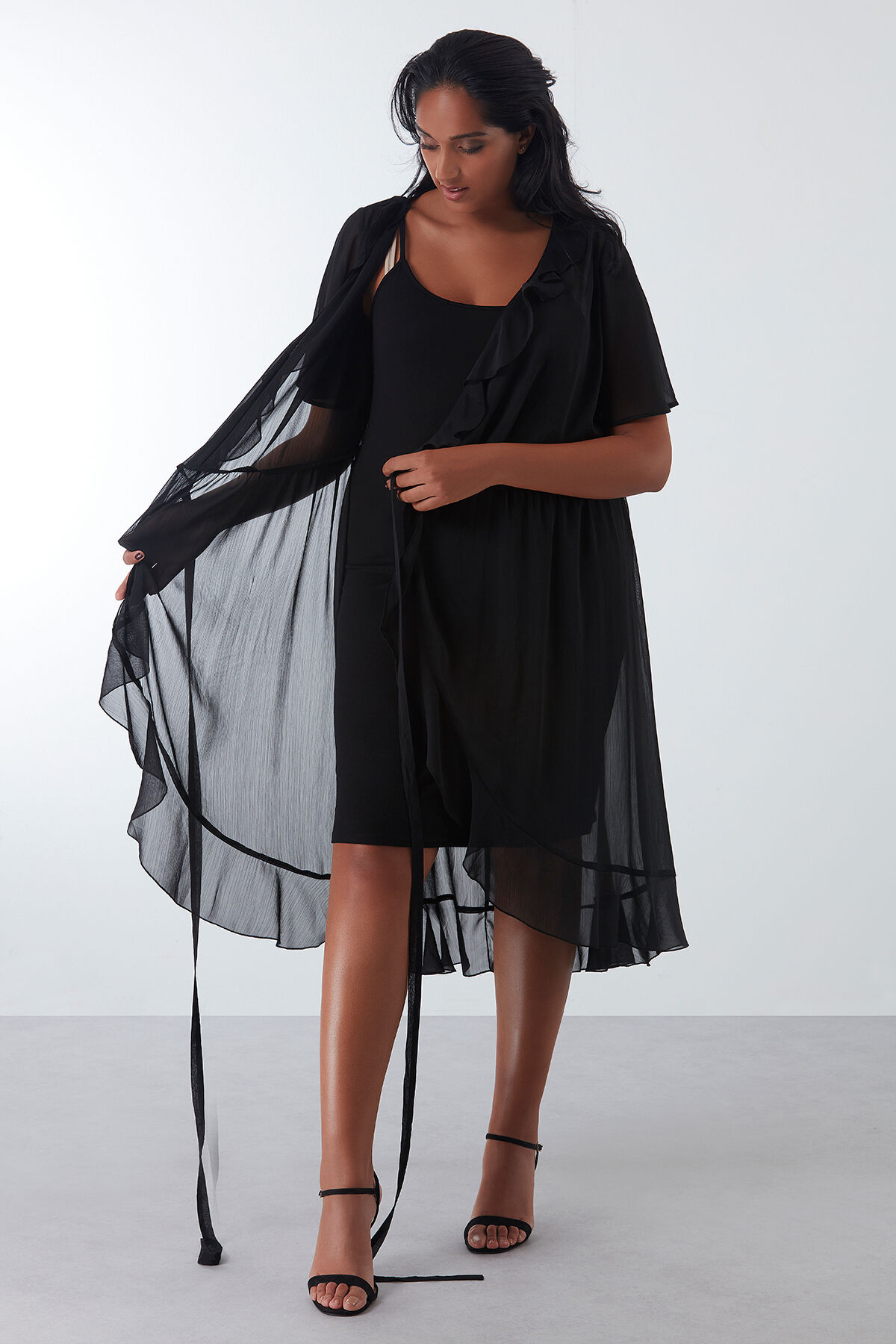 Wickel-Kleid mit R&uuml;schen image number 3