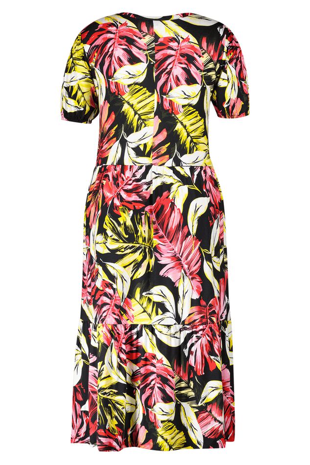 Langes Kleid mit Print  image number 3