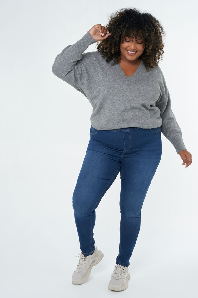 Slim-Fit- 30 inch Treggings POPPY  image number 0