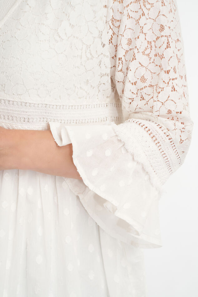 Spitzen-Bluse image number 4